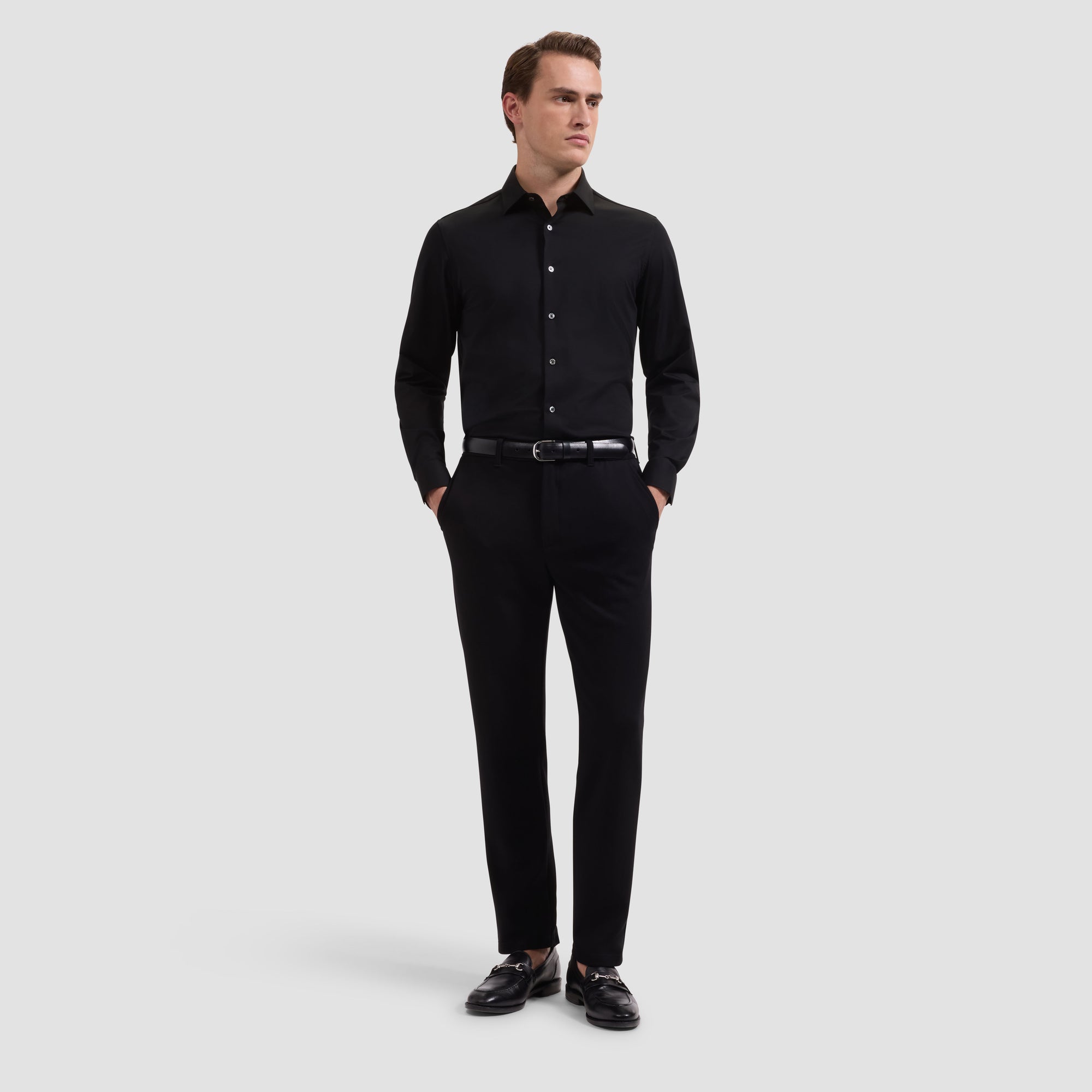 James Solid OoohCotton Shirt Black / 3XL James Solid OoohCotton Shirt Black / 3XL