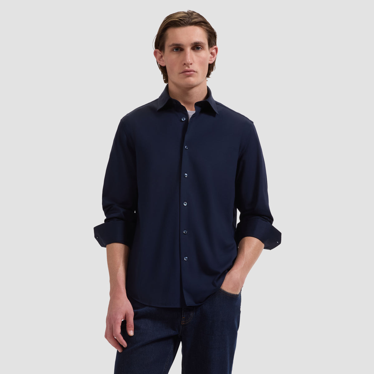 James Solid OoohCotton® Shirt