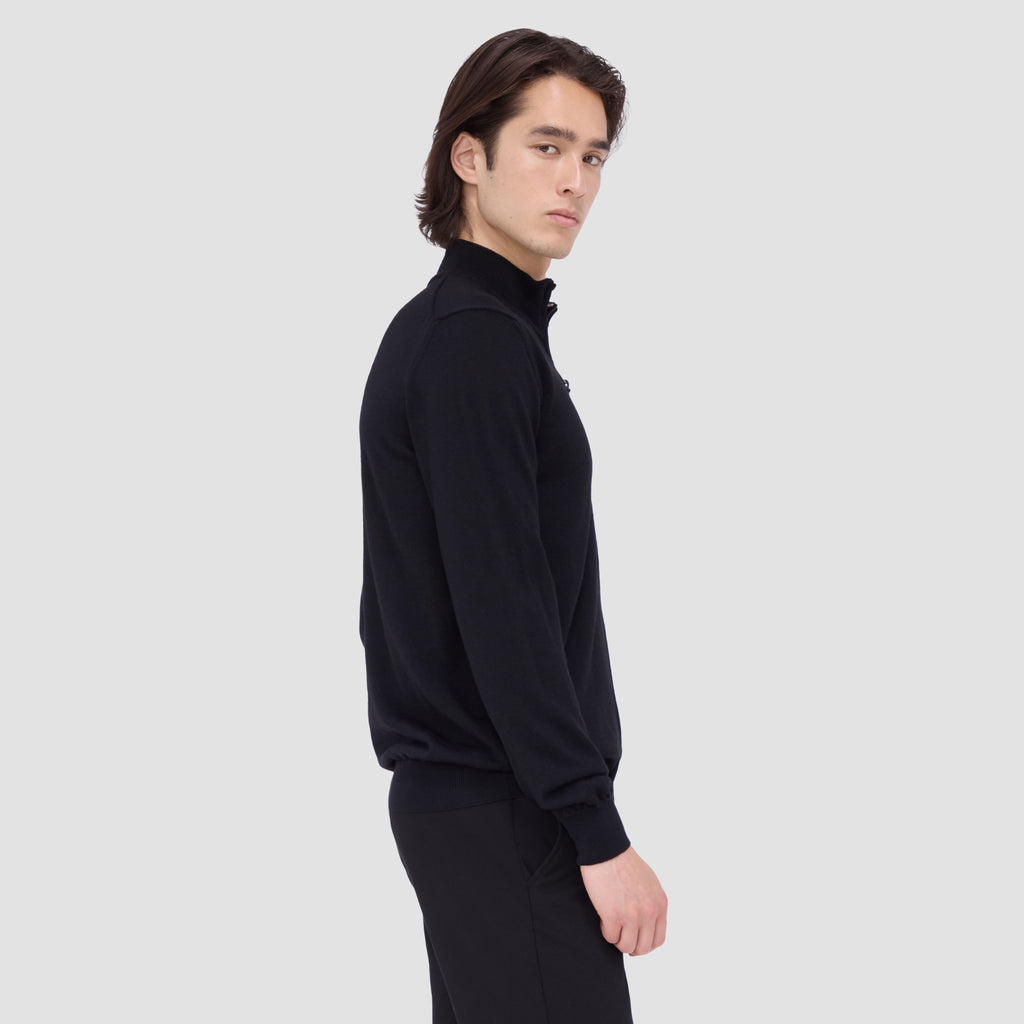 Super Merino Mock Neck Full Zip Sweater – BUGATCHI