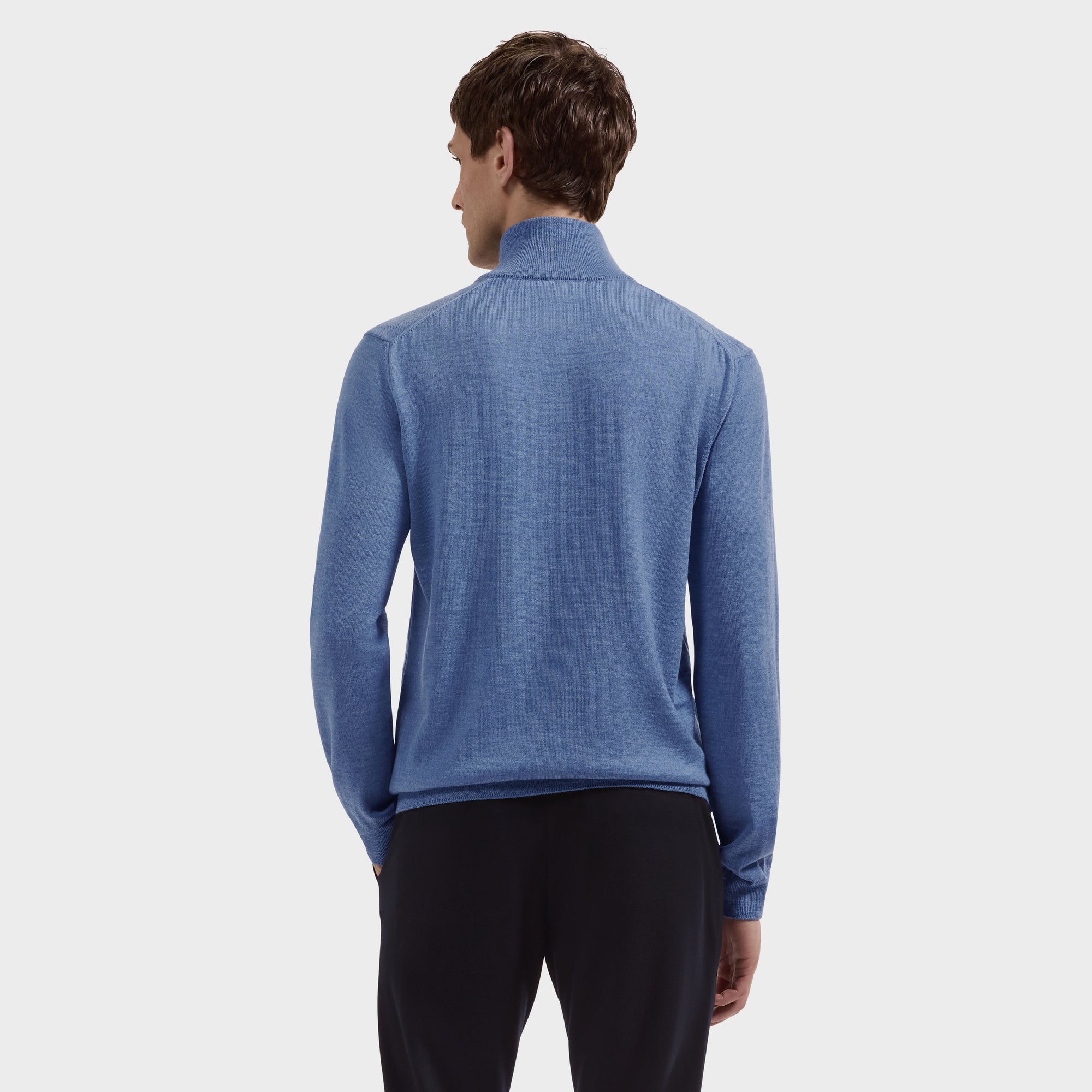 Fred Extrafine Merino Quarter-Zip Sweater