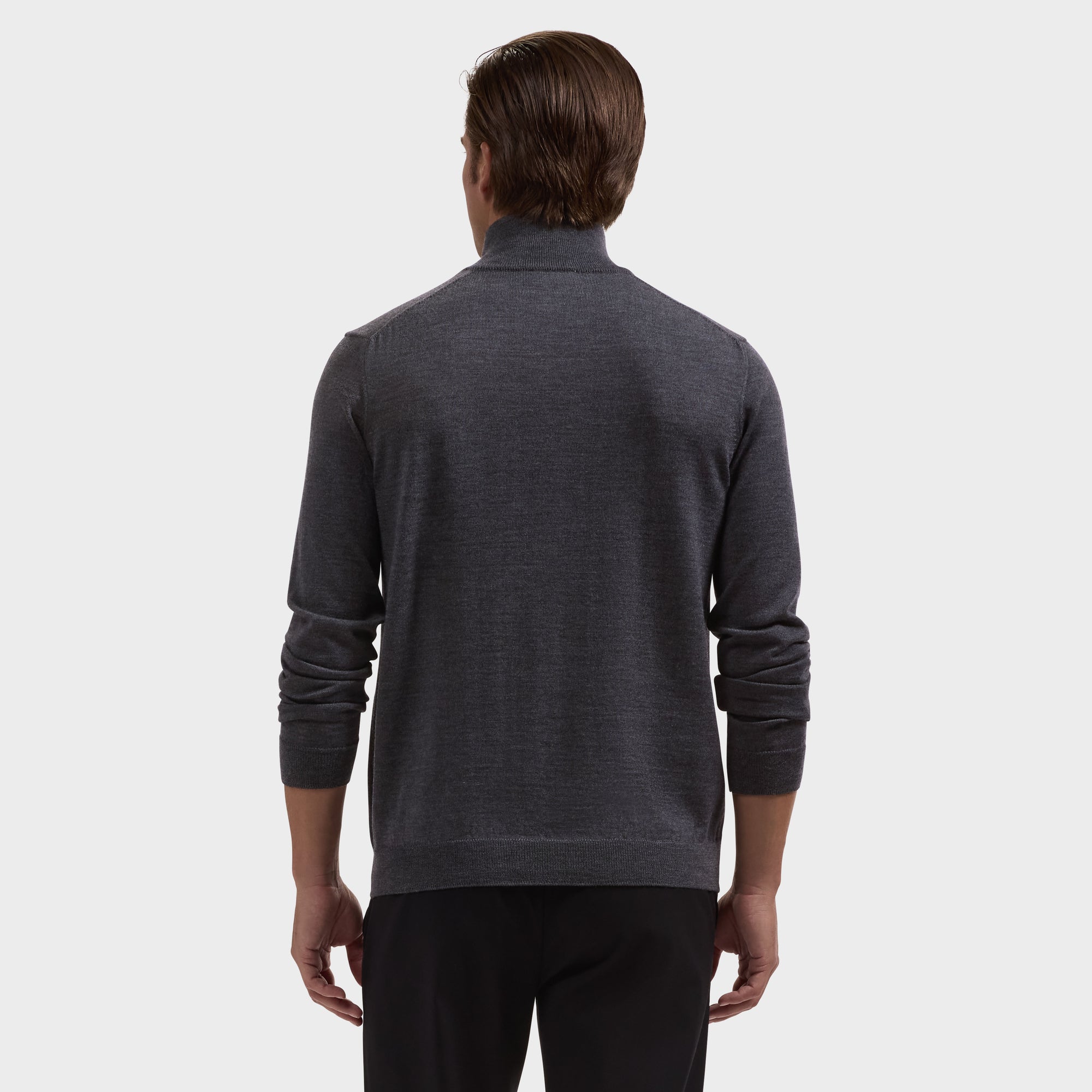 Fred Extrafine Merino Quarter-Zip Sweater