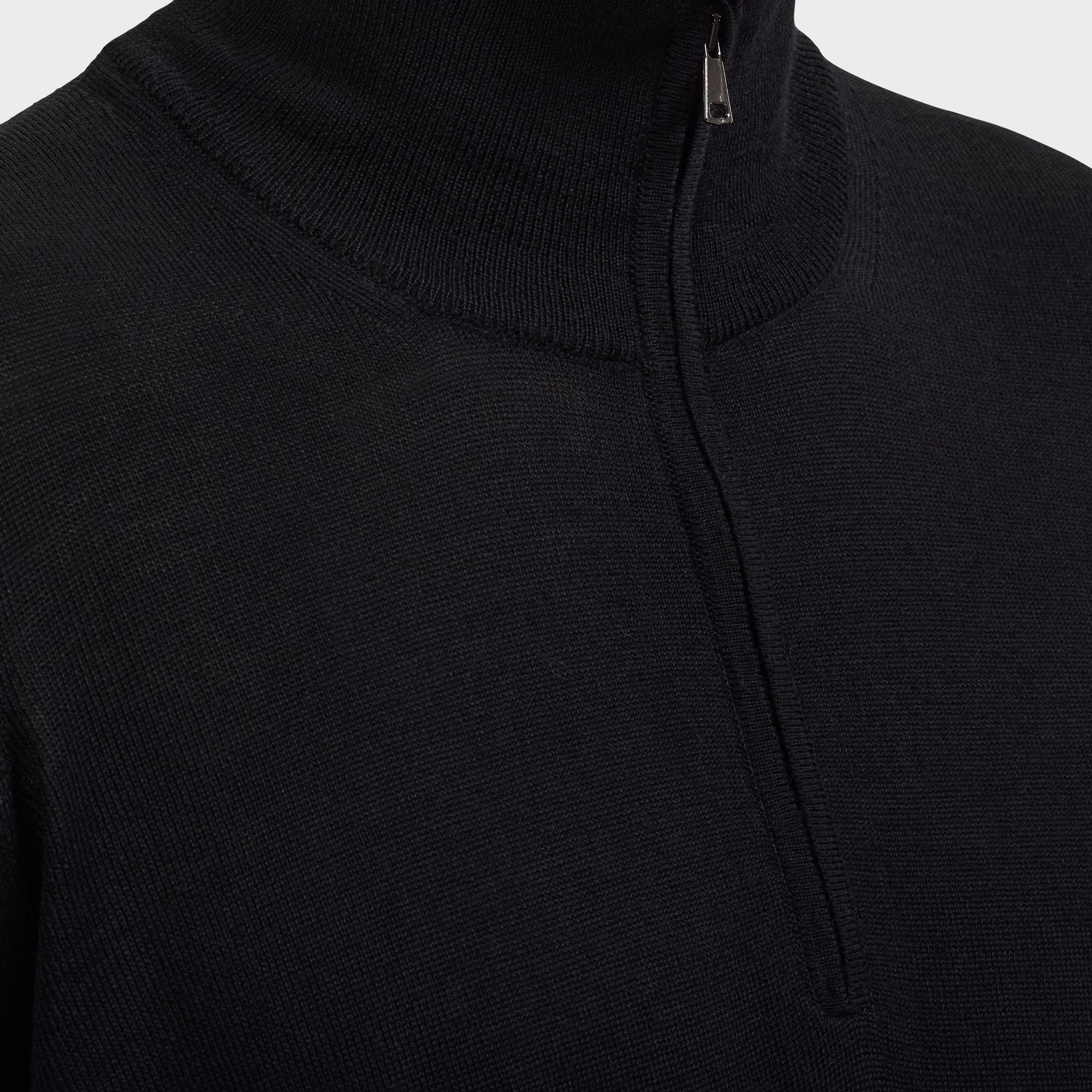 Fred Extrafine Merino Quarter-Zip Sweater