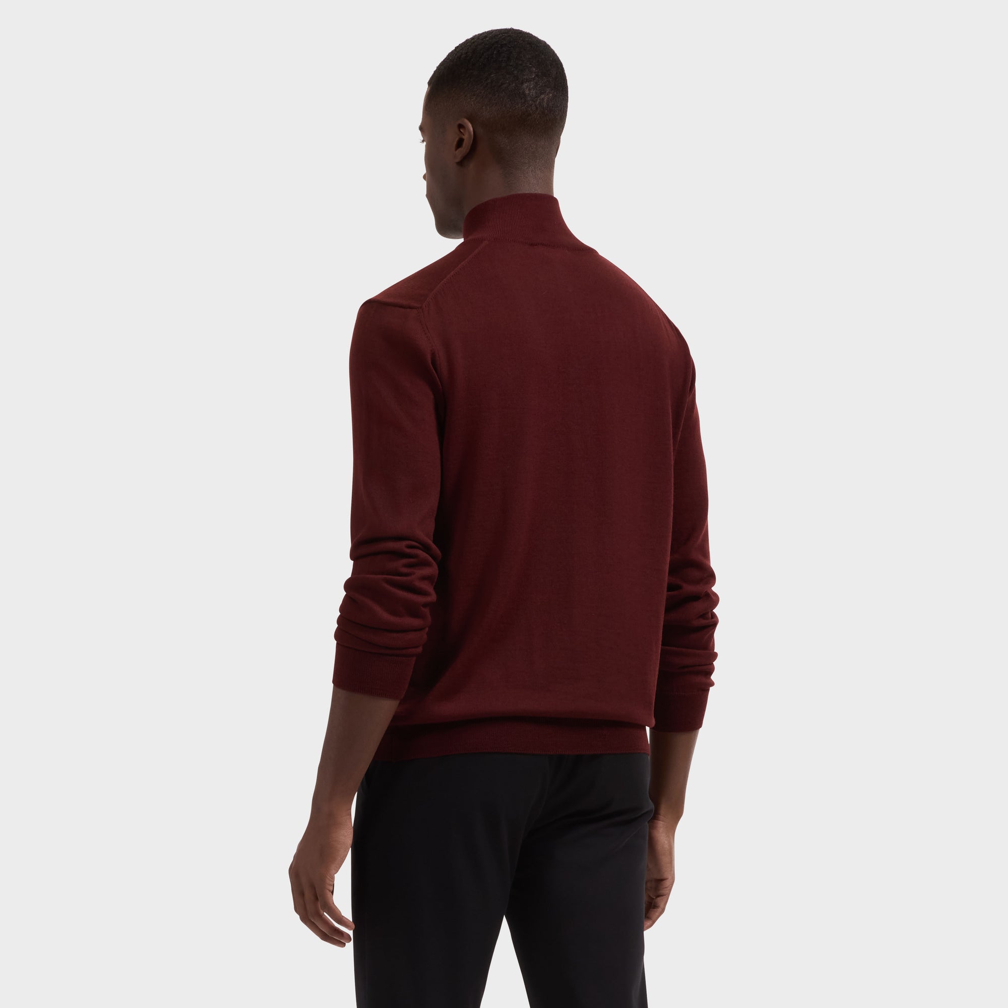 Fred Extrafine Merino Quarter-Zip Sweater