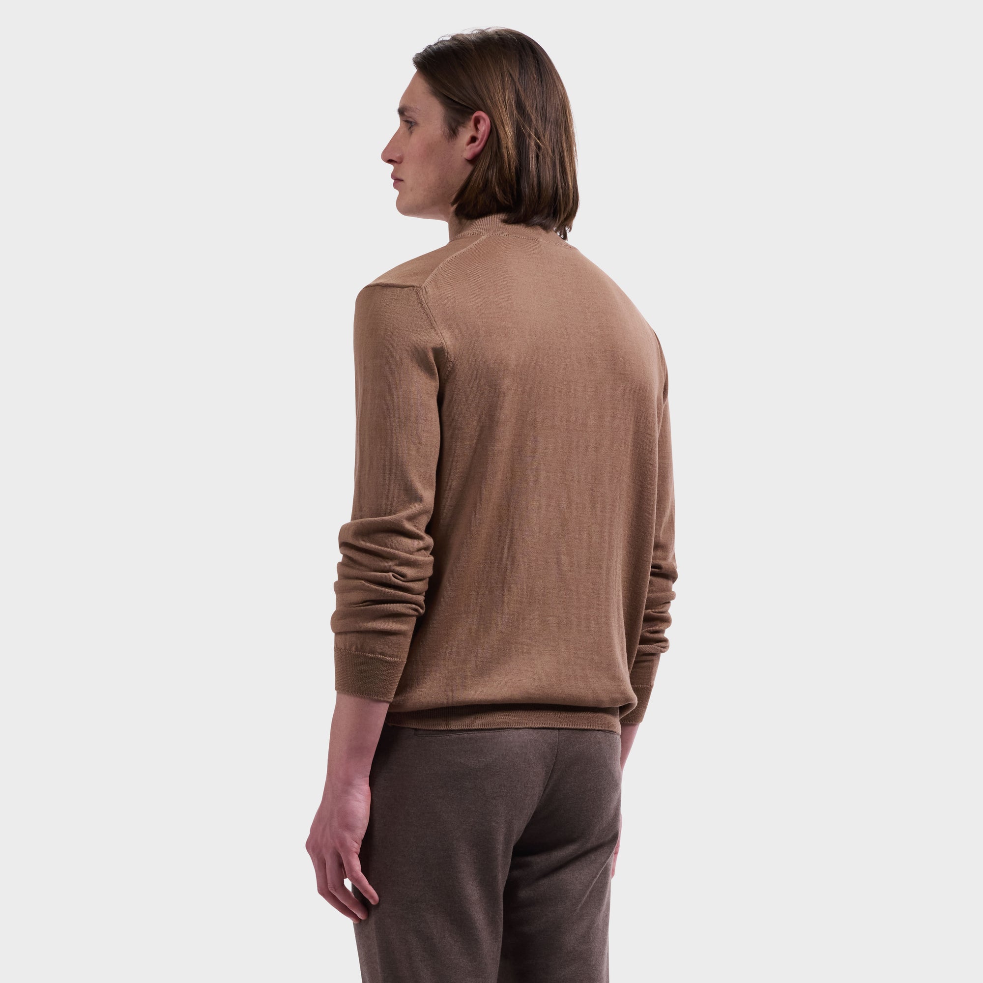 Fred Extrafine Merino Quarter-Zip Sweater
