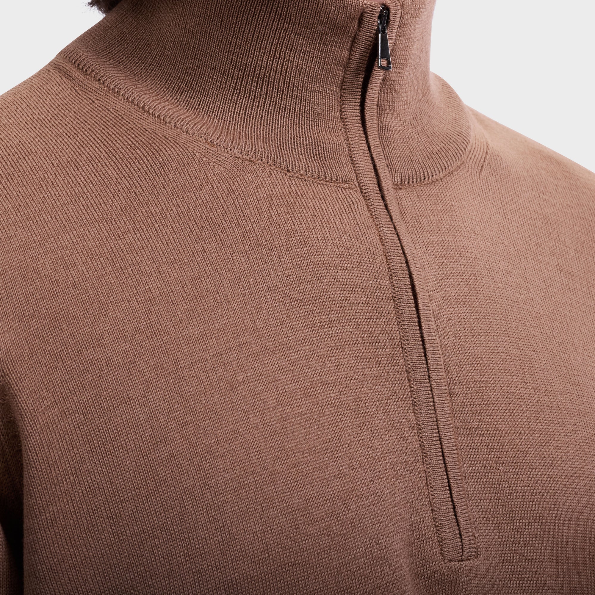 Fred Extrafine Merino Quarter-Zip Sweater