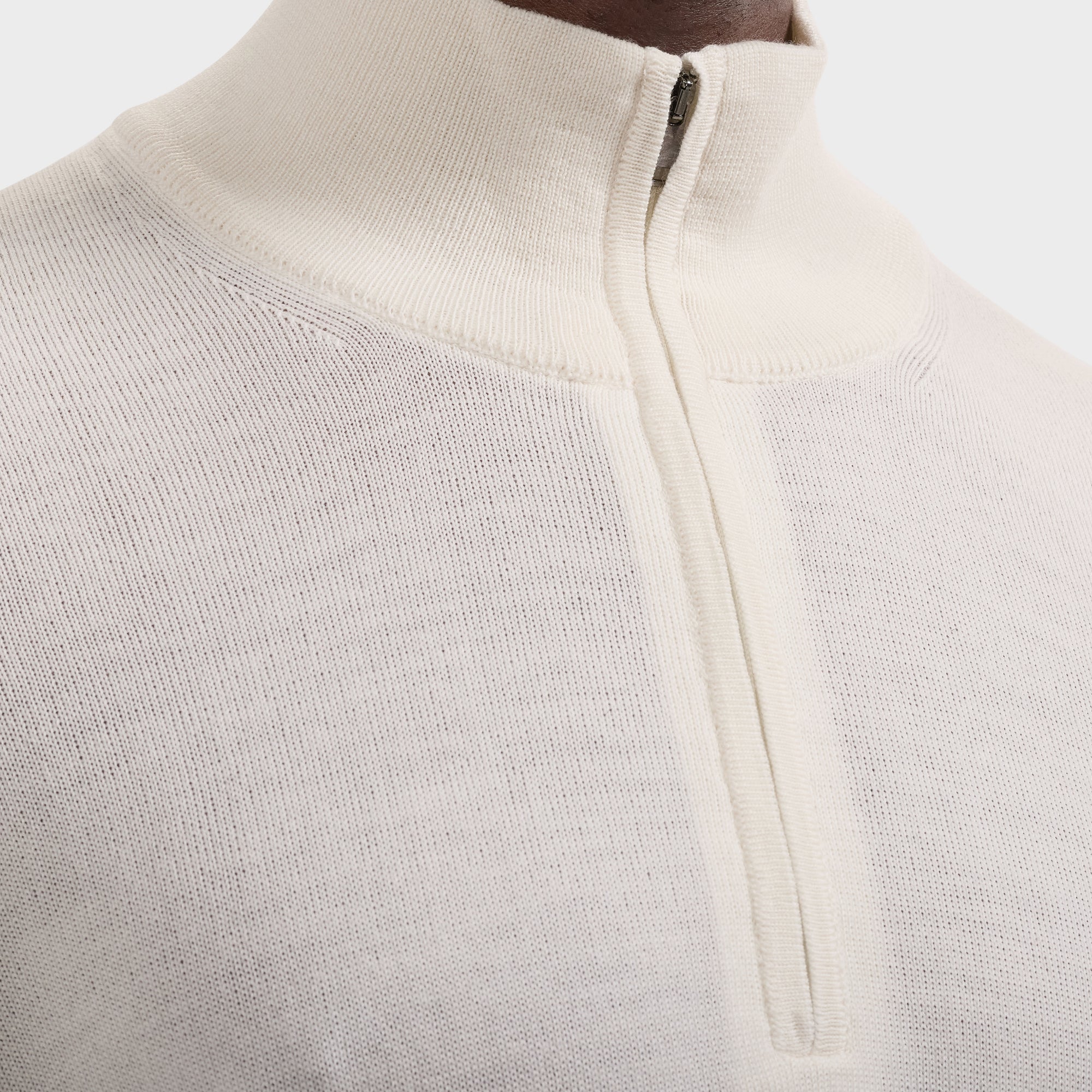 Fred Extrafine Merino Quarter-Zip Sweater