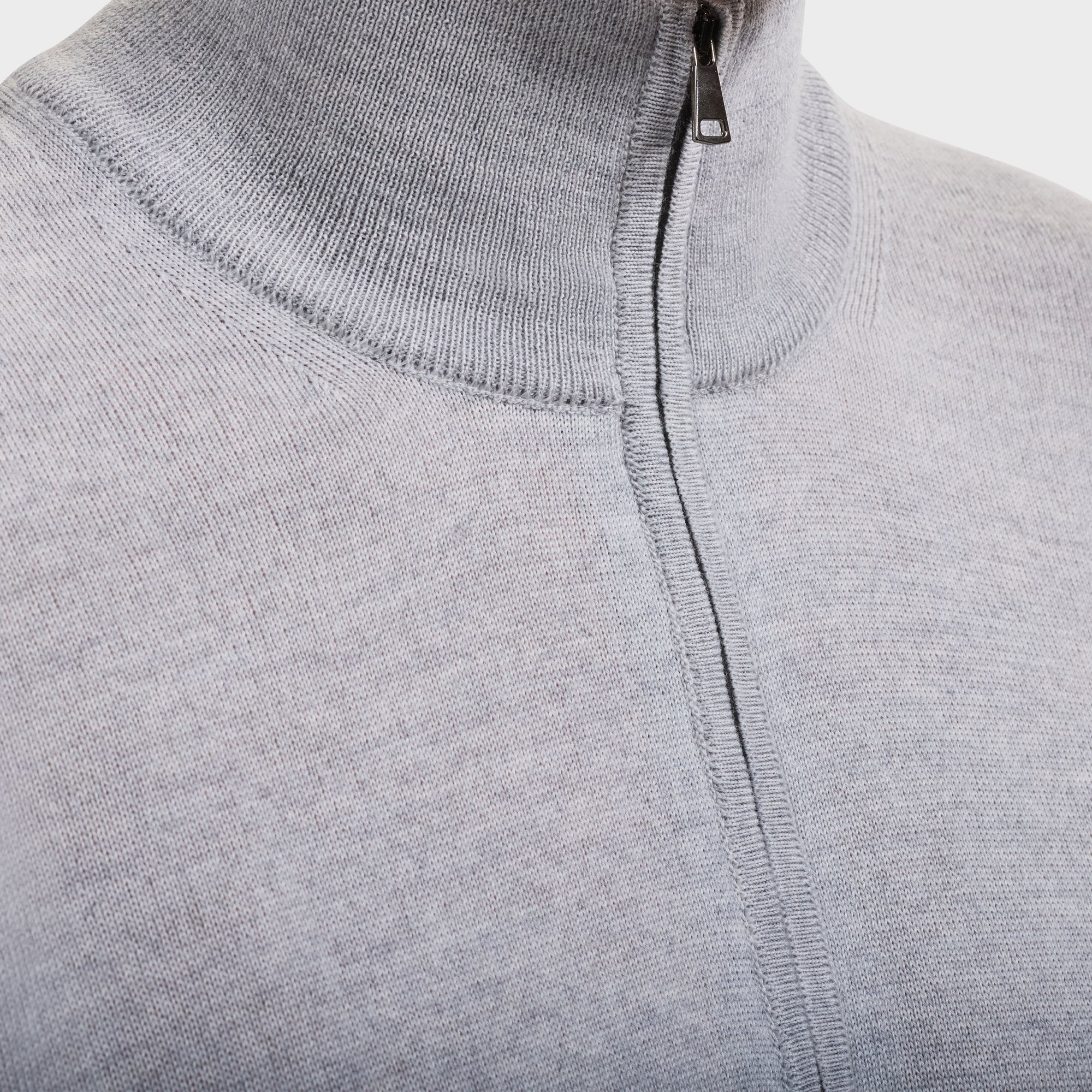 Fred Extrafine Merino Quarter-Zip Sweater