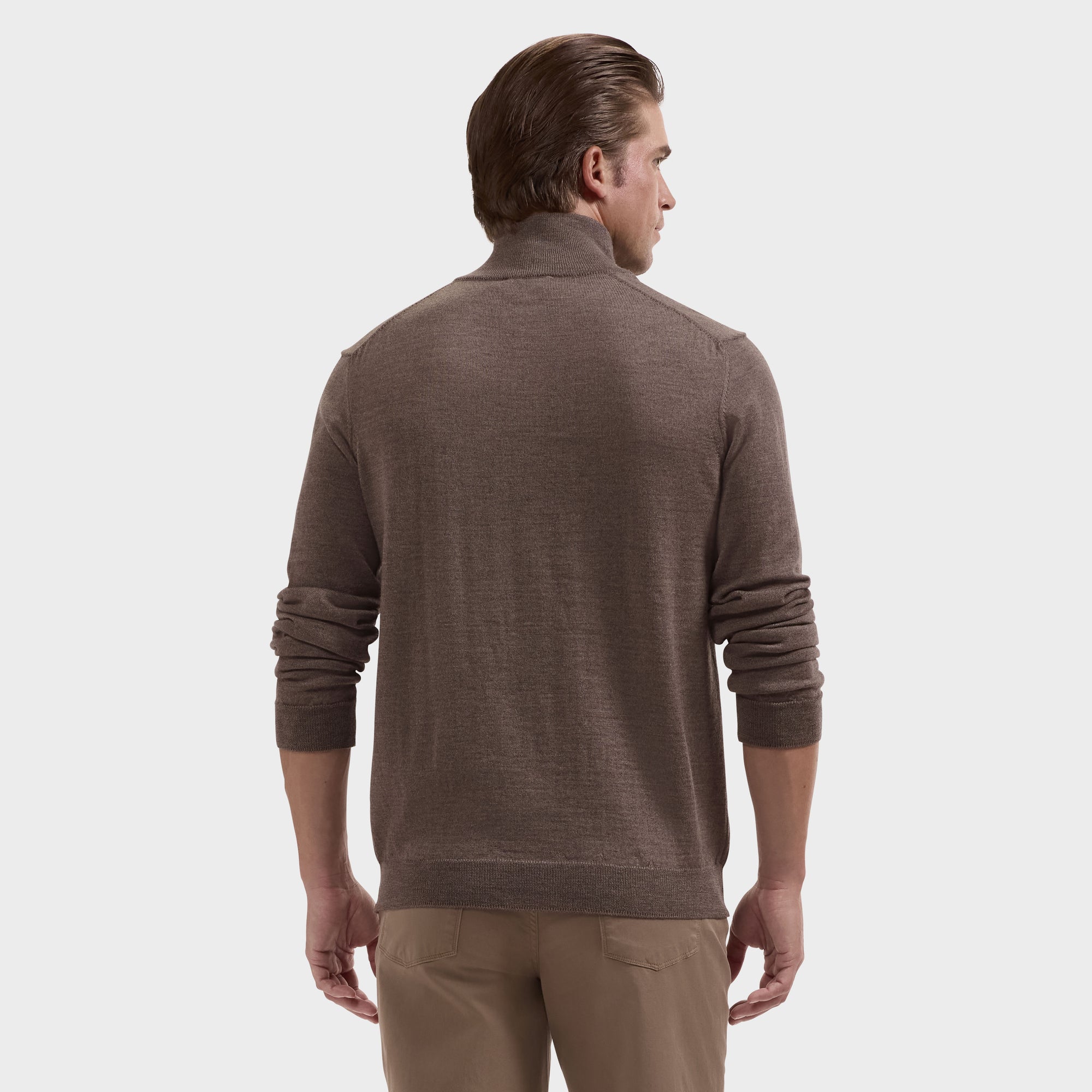 Fred Extrafine Merino Quarter-Zip Sweater