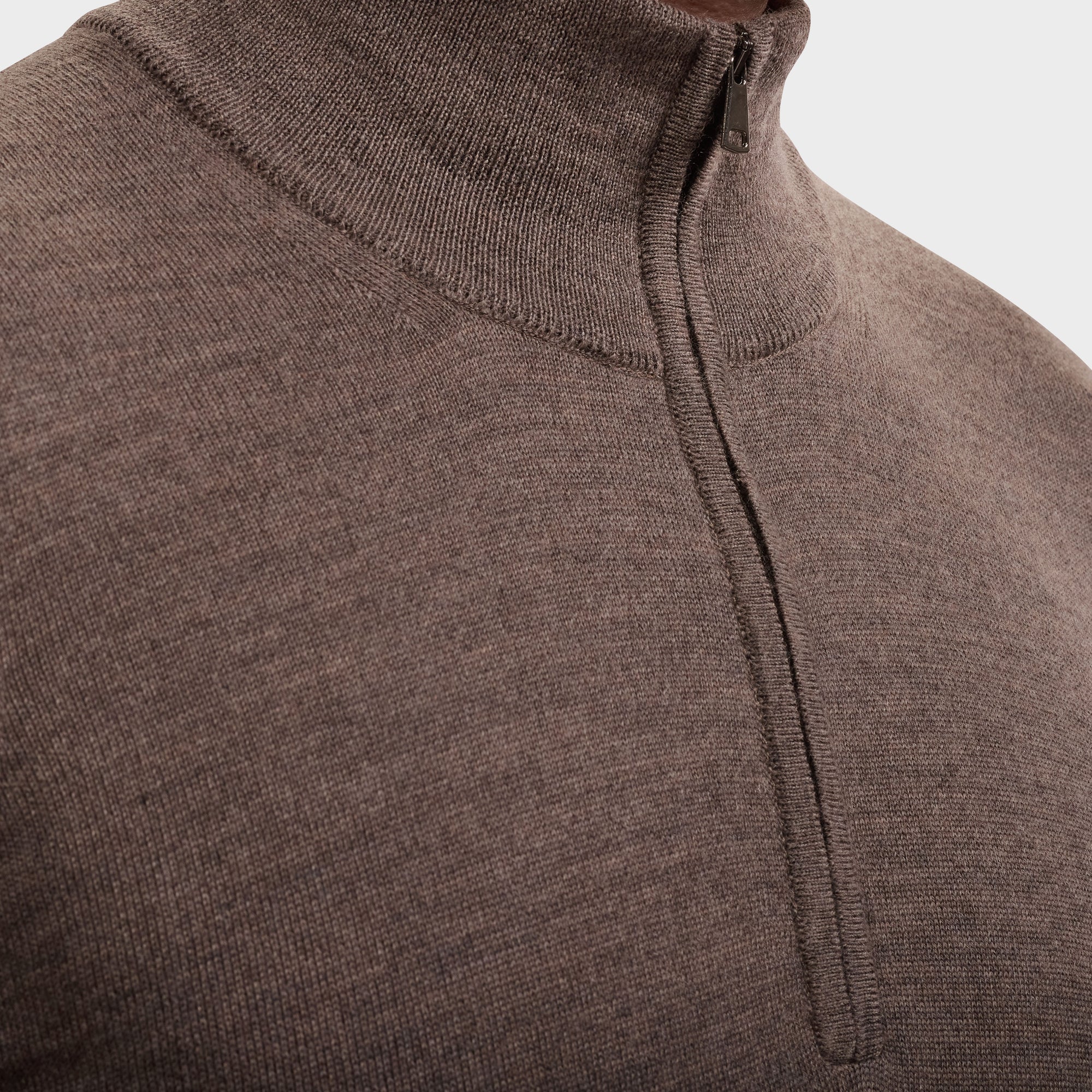 Fred Extrafine Merino Quarter-Zip Sweater