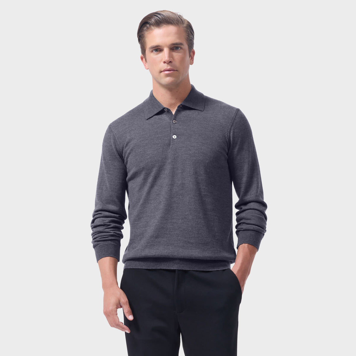 Henry Extrafine Super Merino Polo Sweater