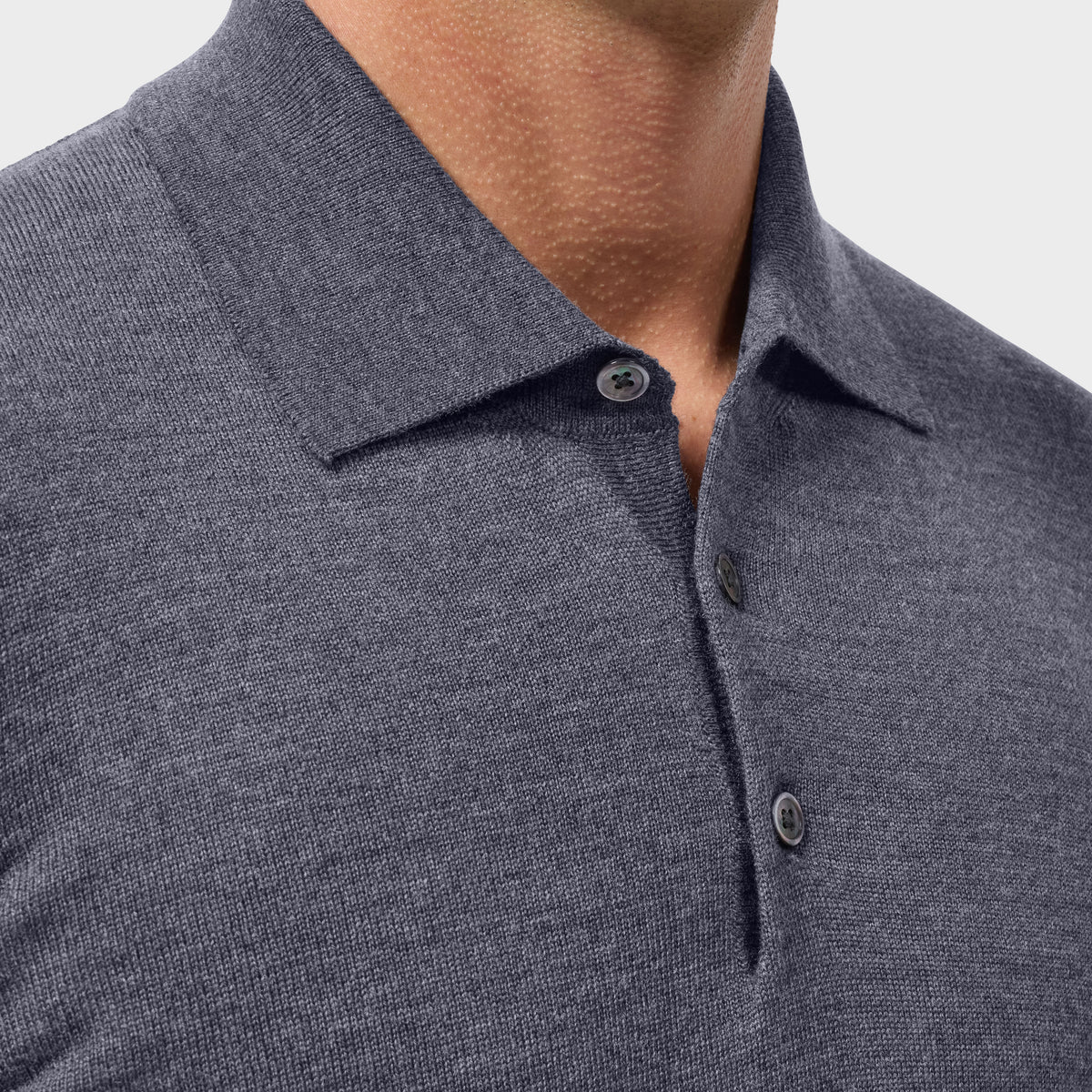 Henry Extrafine Super Merino Polo Sweater