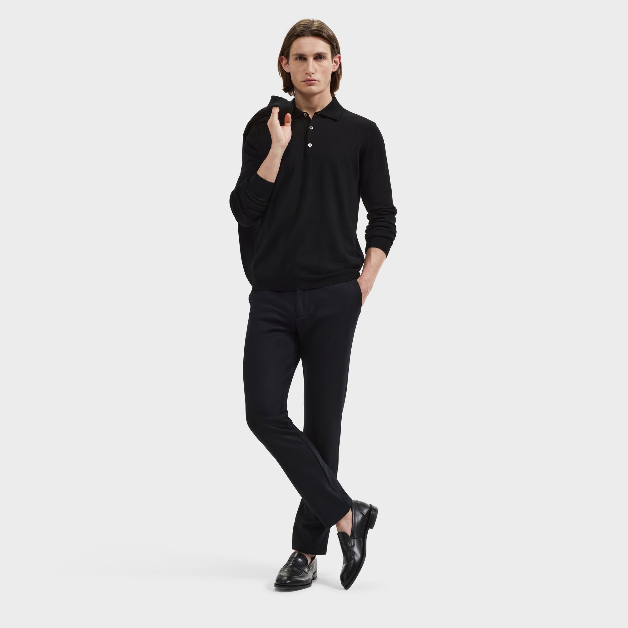 Henry Extrafine Super Merino Polo Sweater