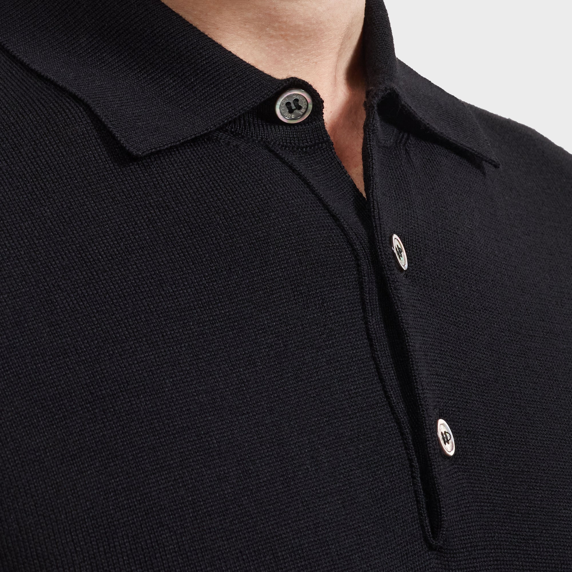 Henry Extrafine Super Merino Polo Sweater