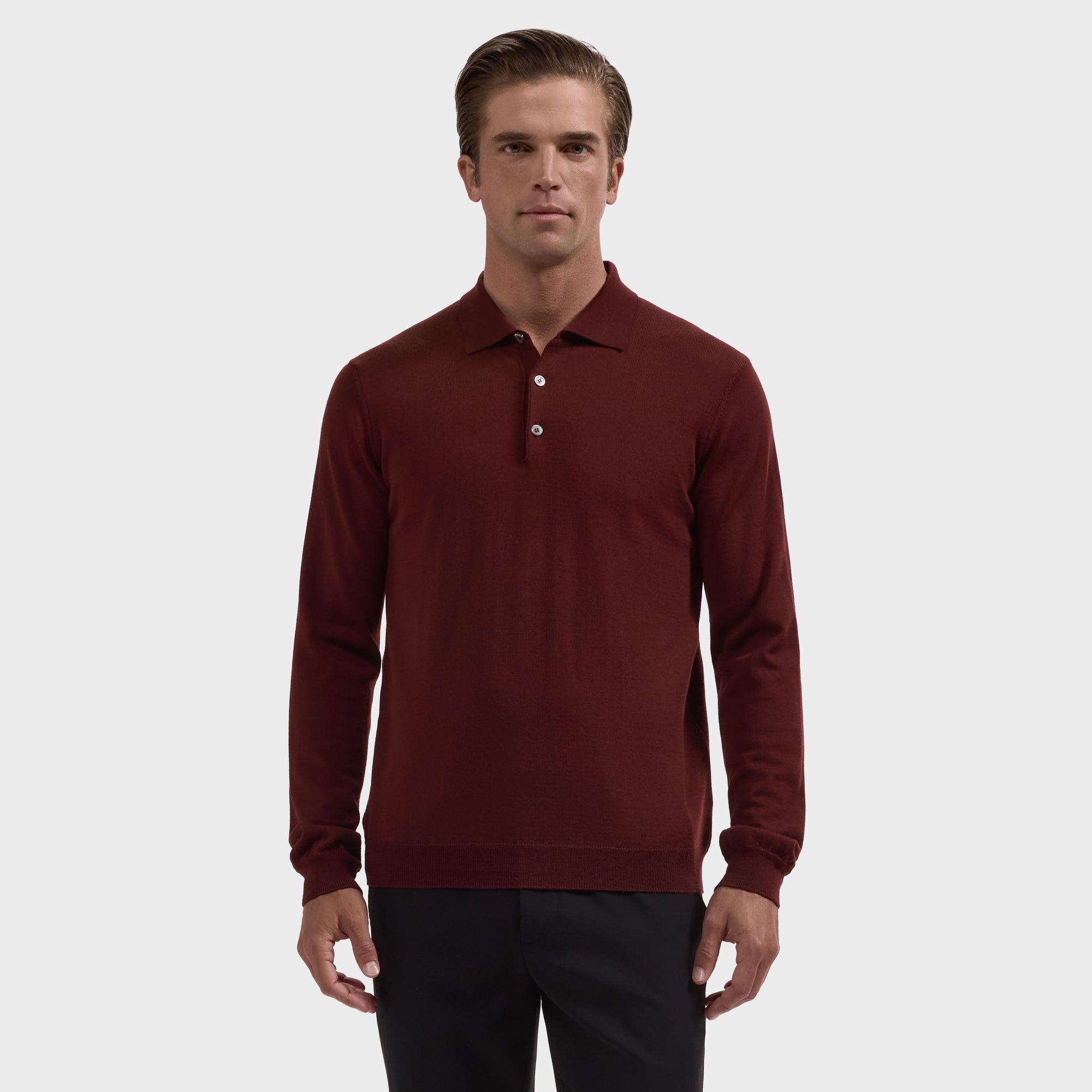 Henry Extrafine Super Merino Polo Sweater