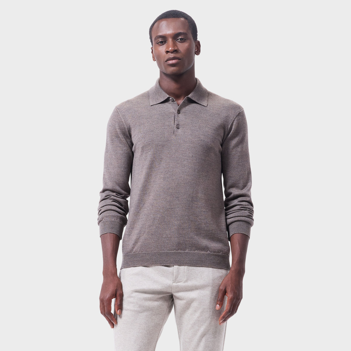 Henry Extrafine Super Merino Polo Sweater