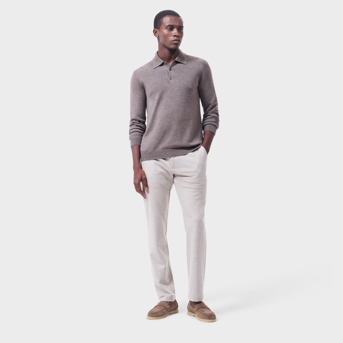 Henry Extrafine Super Merino Polo Sweater