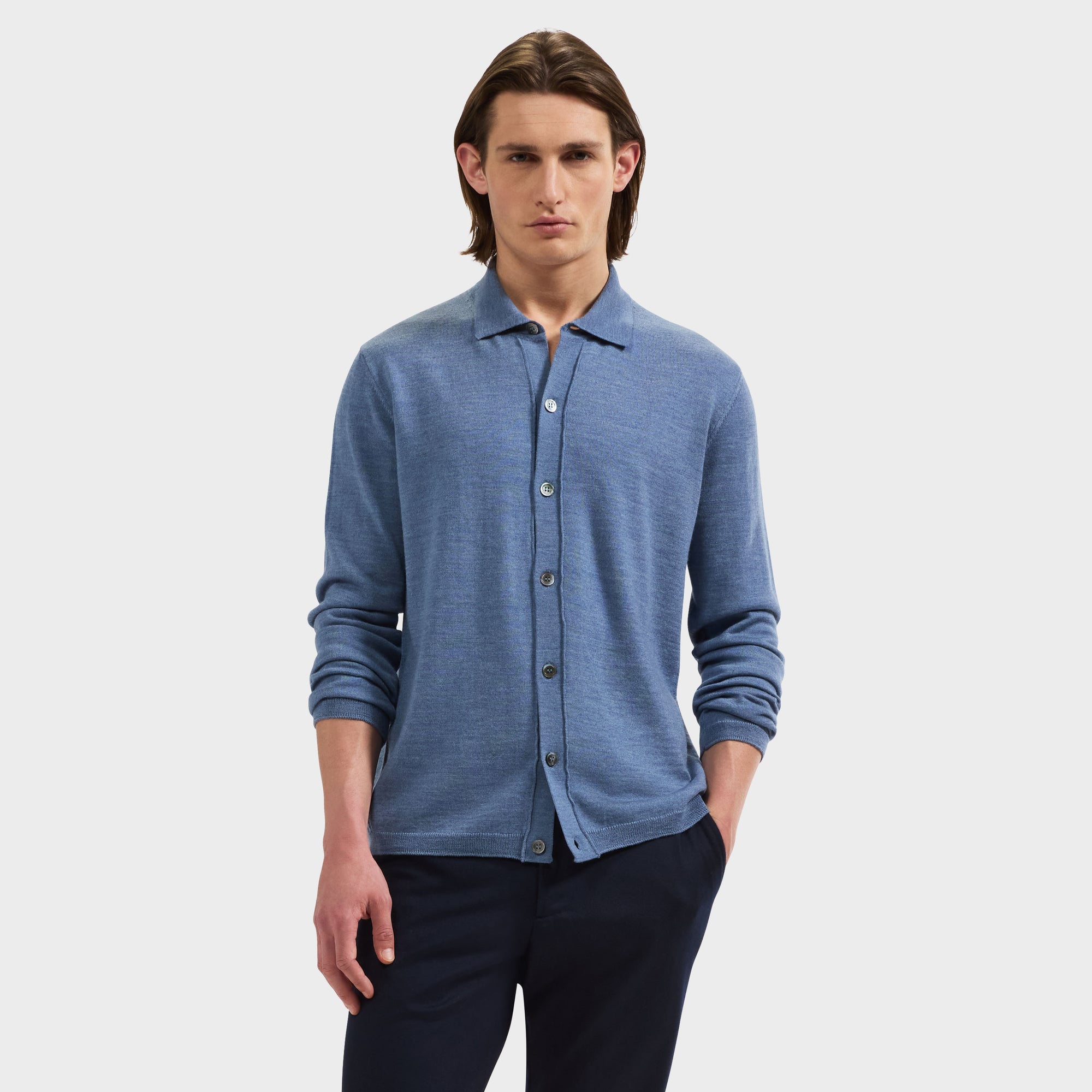 Alistair Extrafine Merino Shirt Sweater