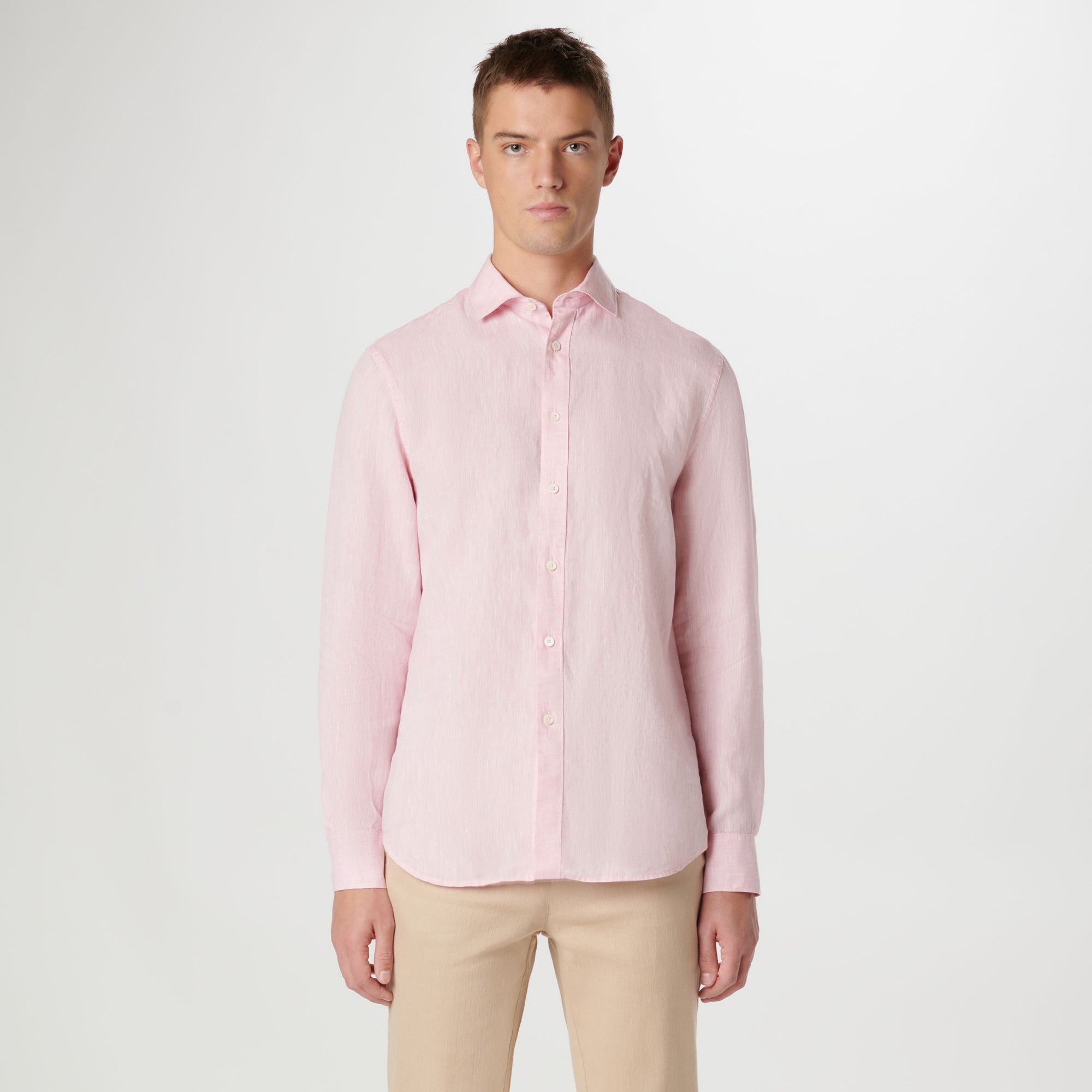 Axel Solid Linen Shirt