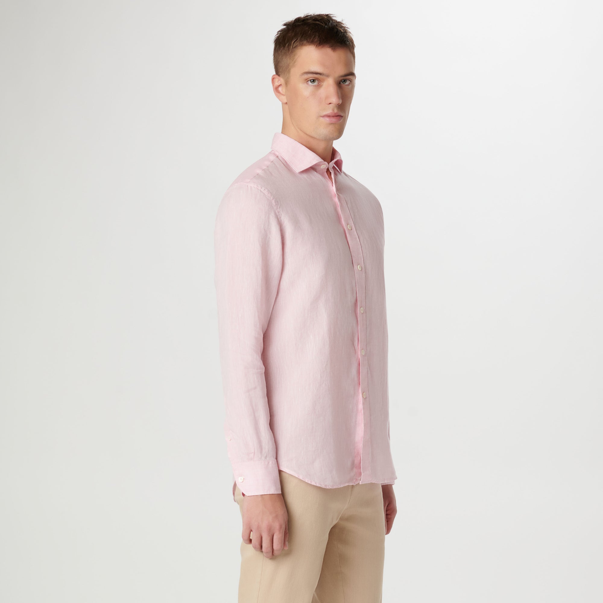 Axel Solid Linen Shirt