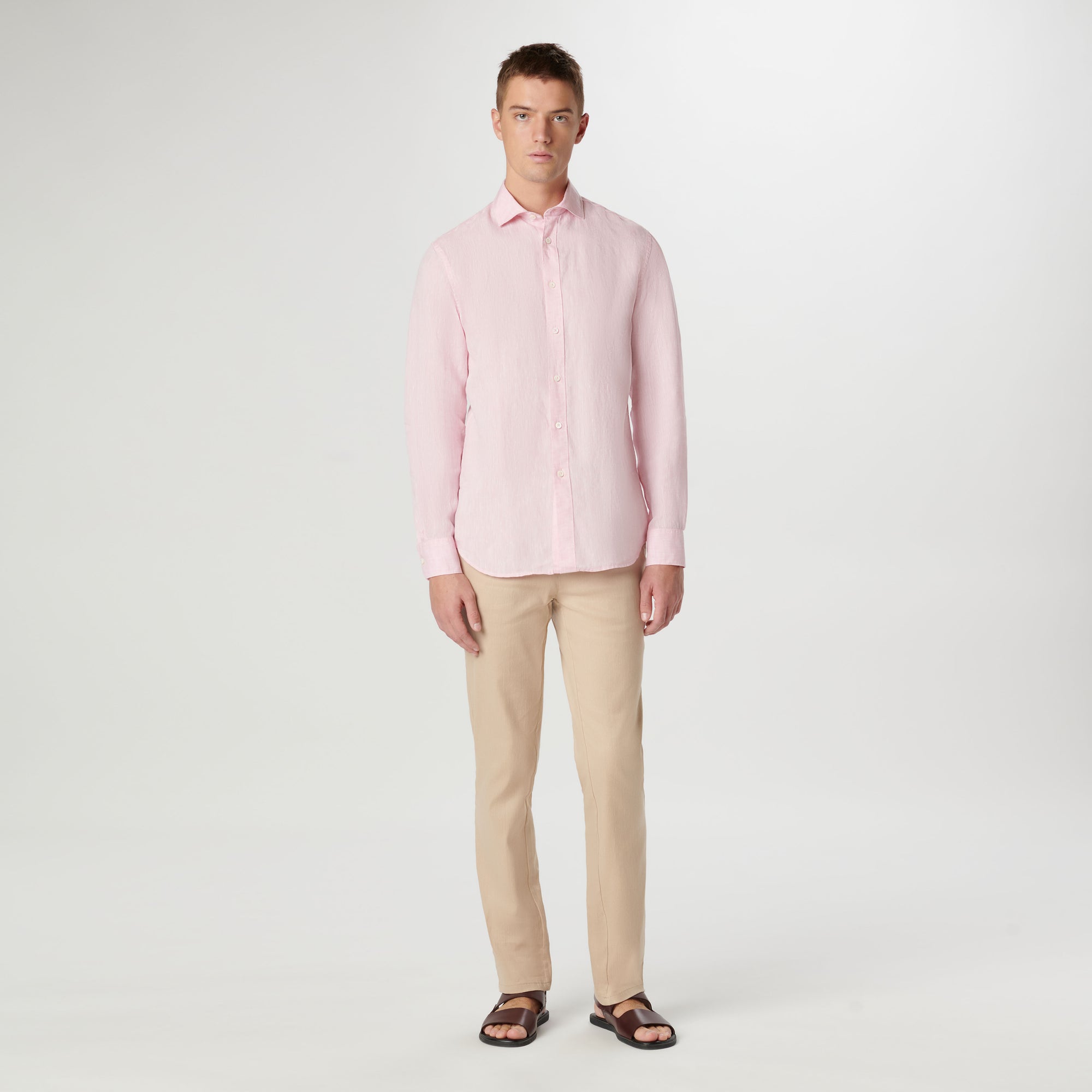 Axel Solid Linen Shirt