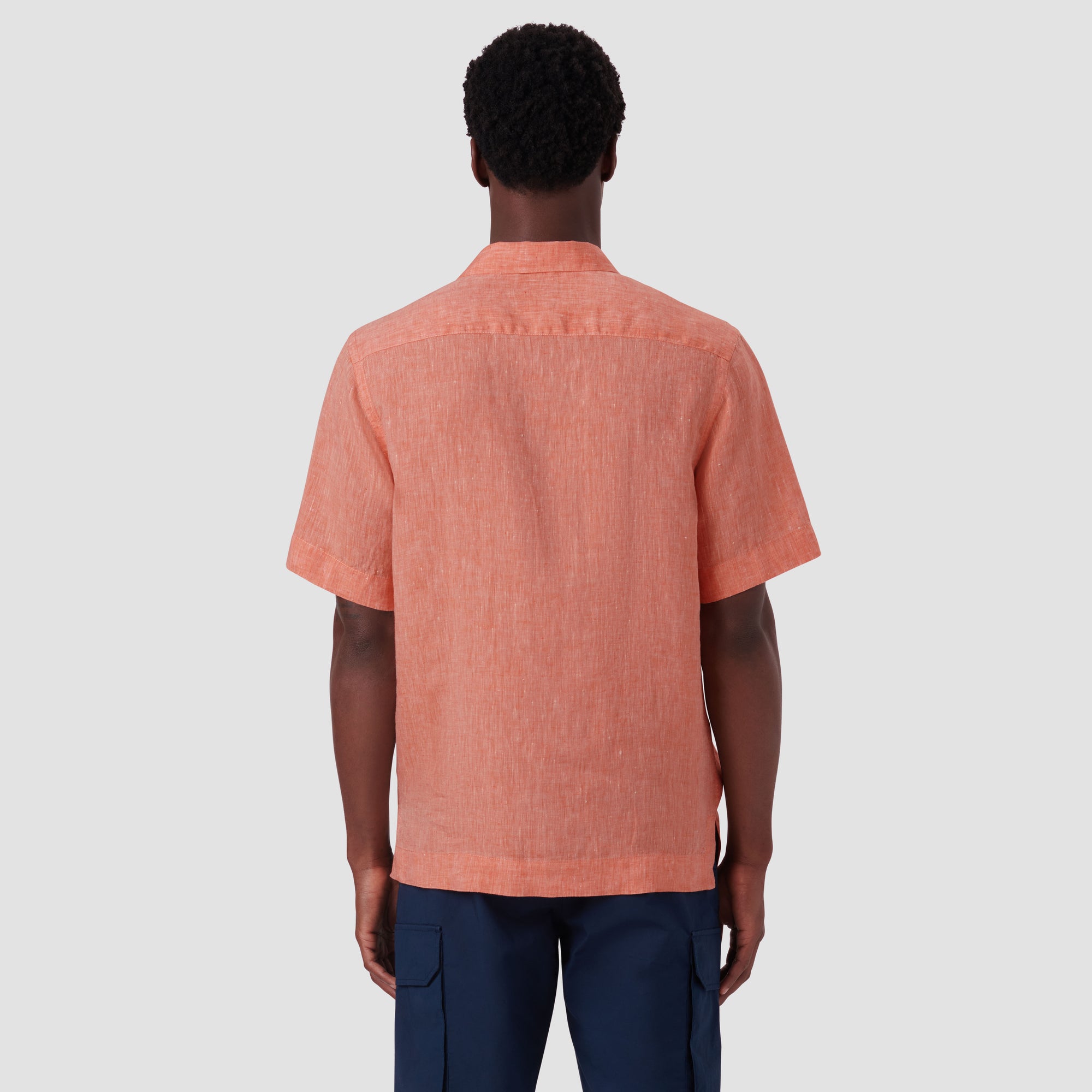 Jackson Solid Linen Camp Shirt