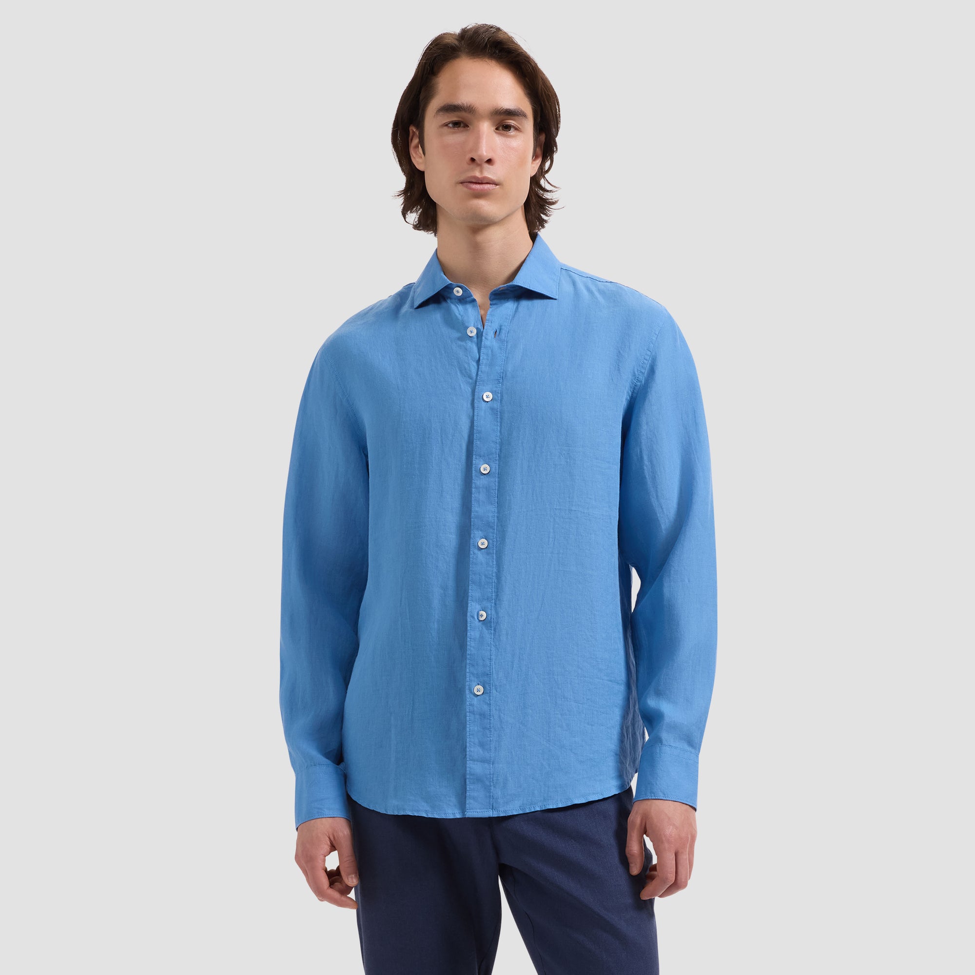 Axel Solid Linen Shirt