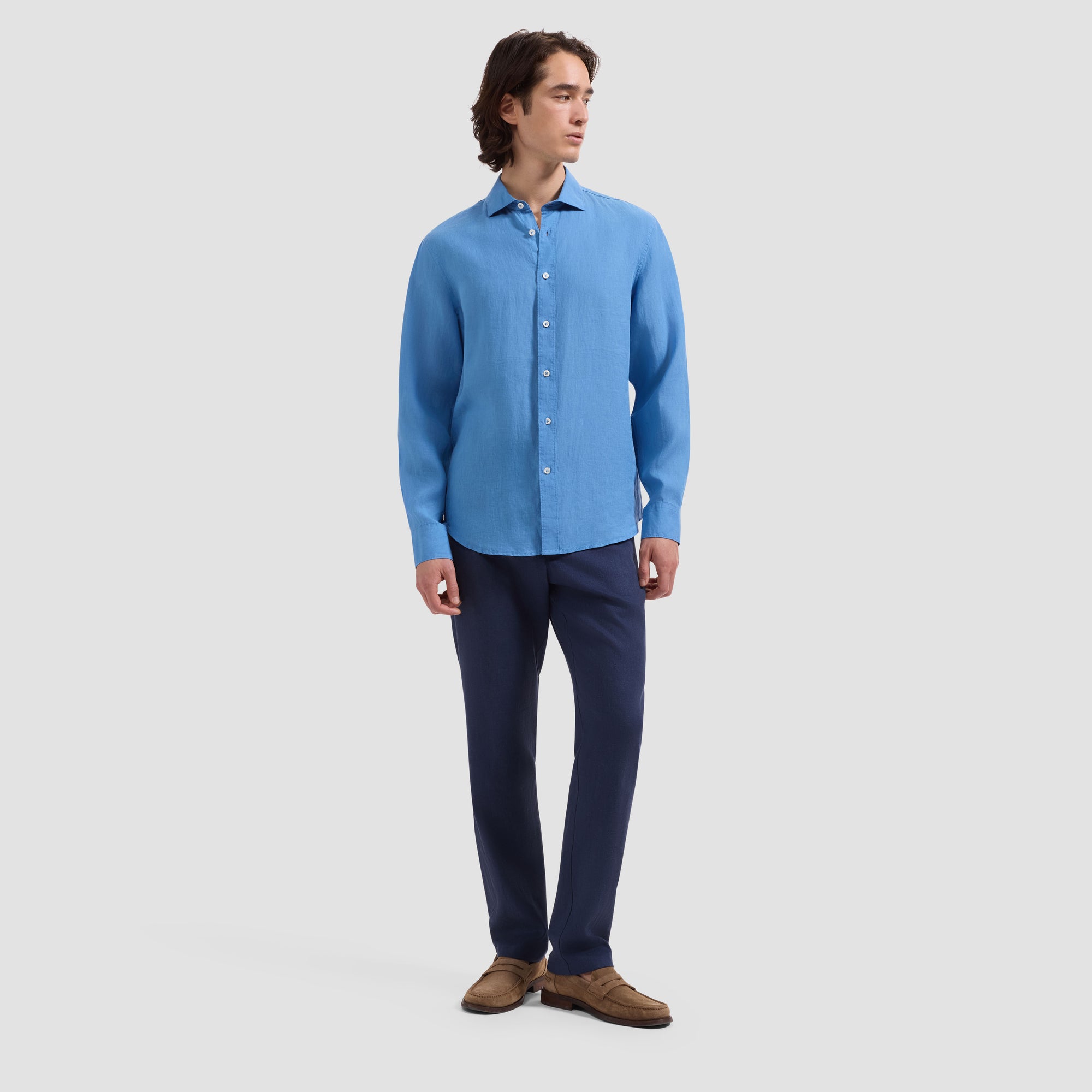 Axel Solid Linen Shirt