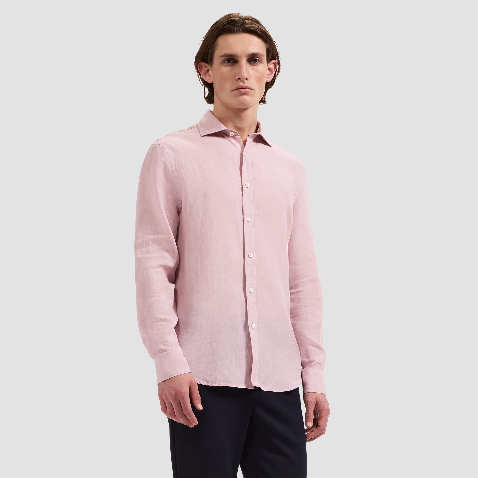 Axel Solid Linen Shirt