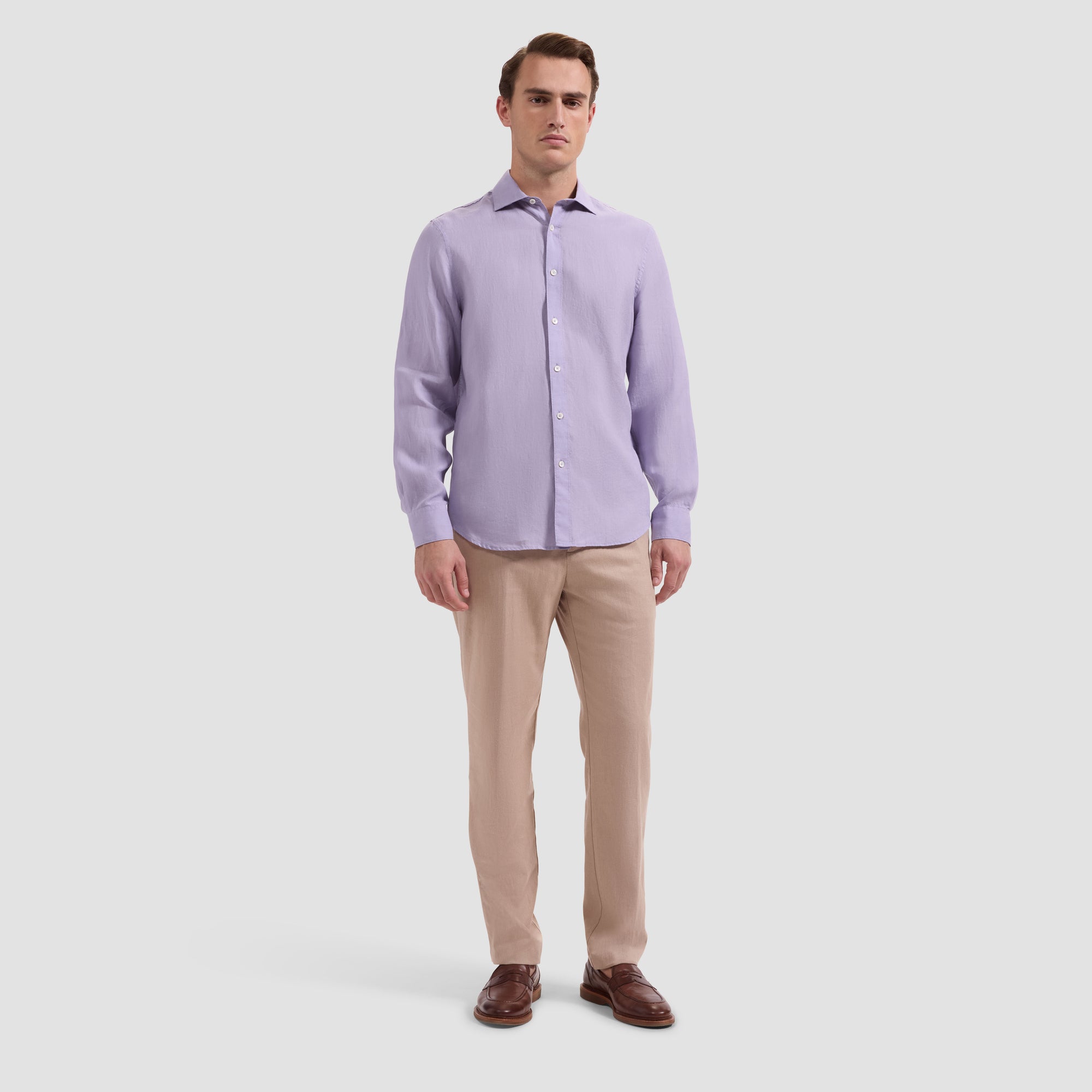Axel Solid Linen Shirt
