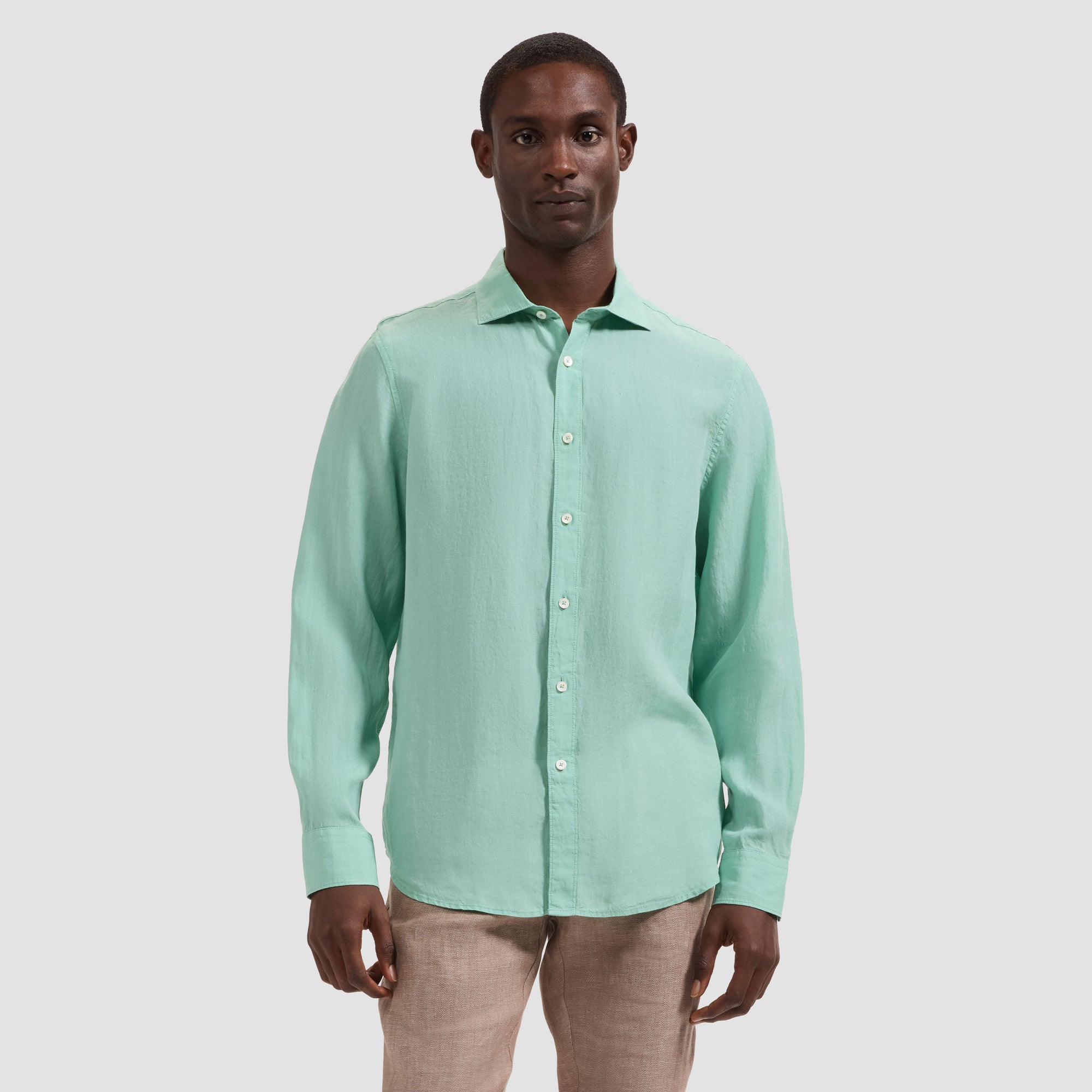 Axel Solid Linen Shirt