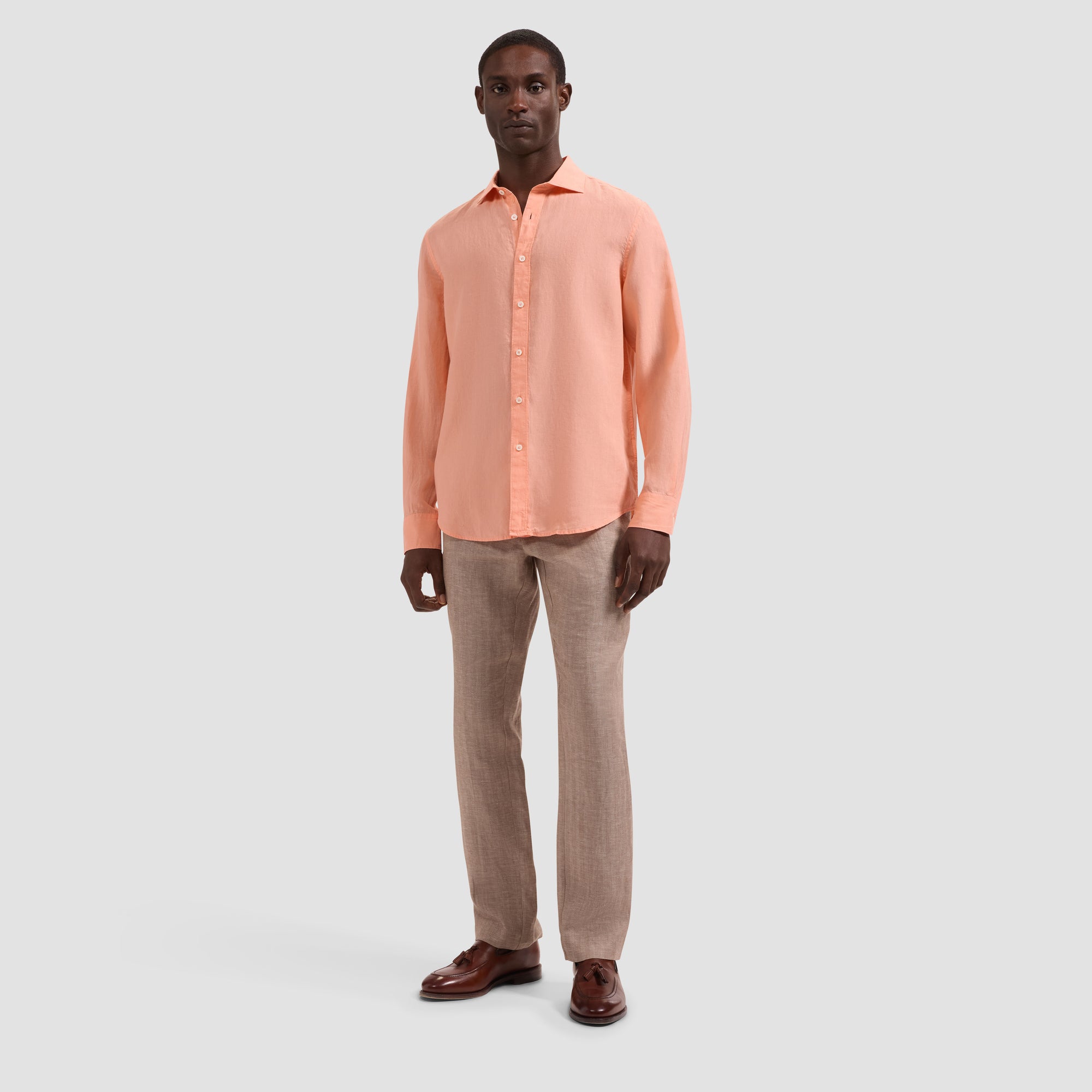 Axel Solid Linen Shirt