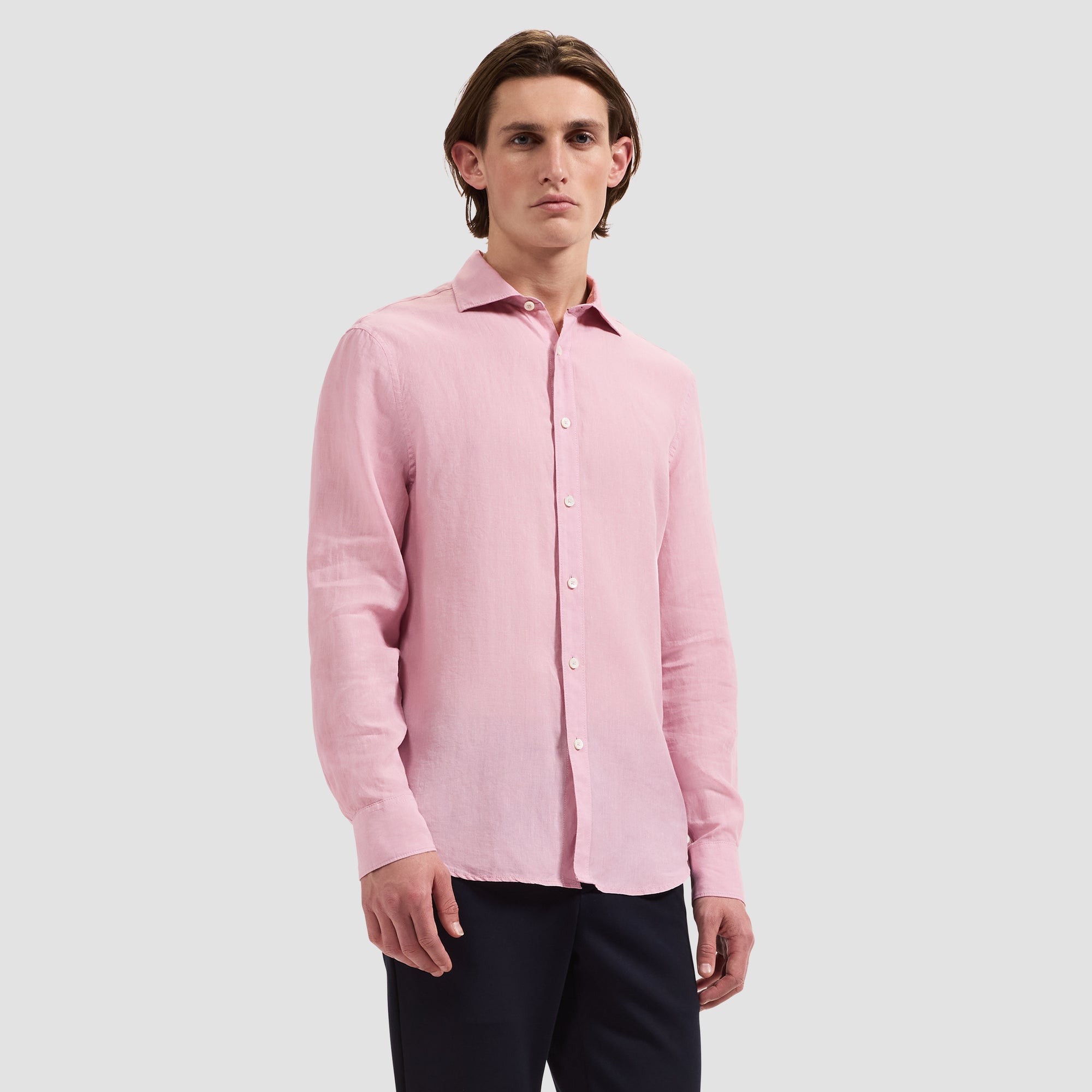 Axel Solid Linen Shirt