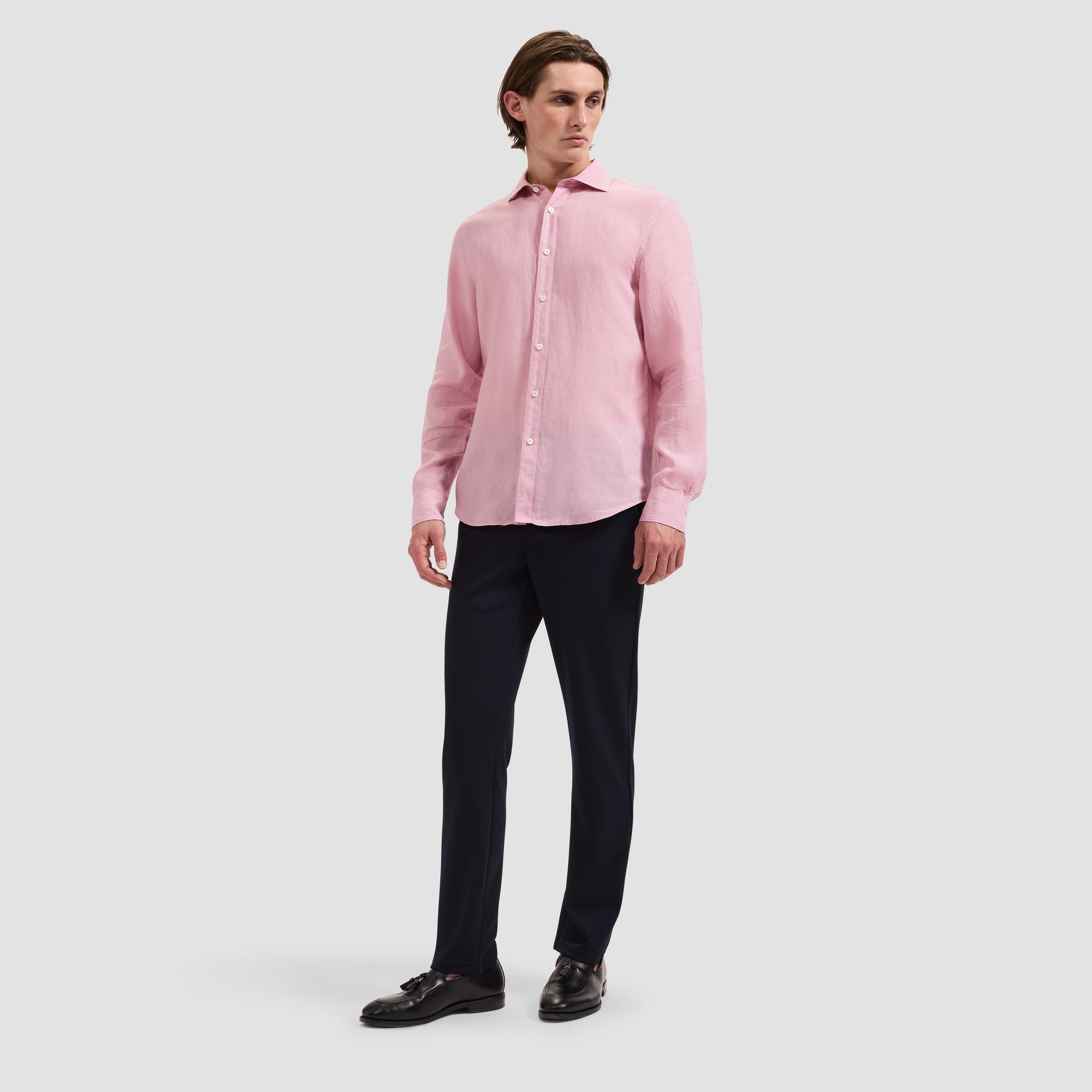 Axel Solid Linen Shirt