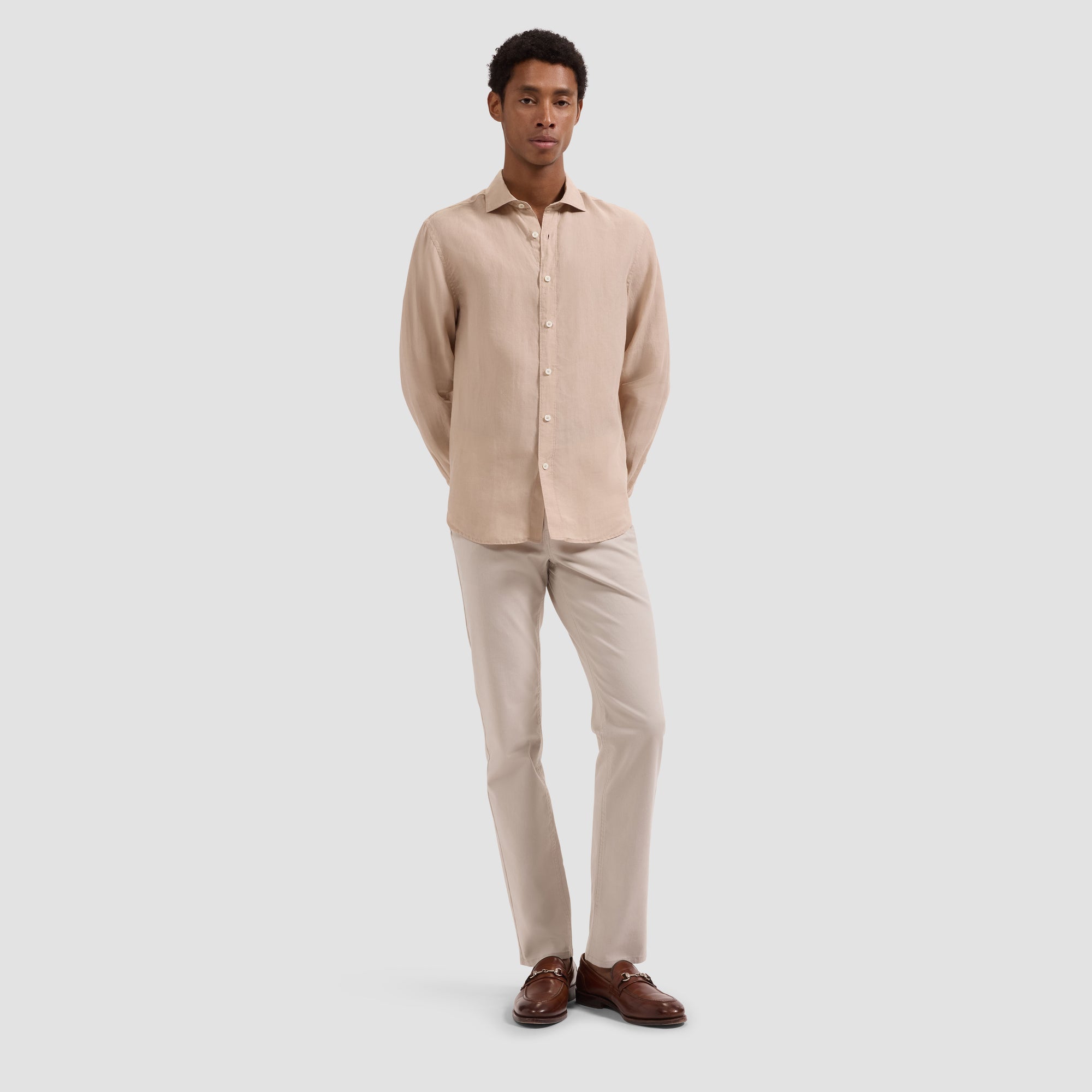 Axel Solid Linen Shirt