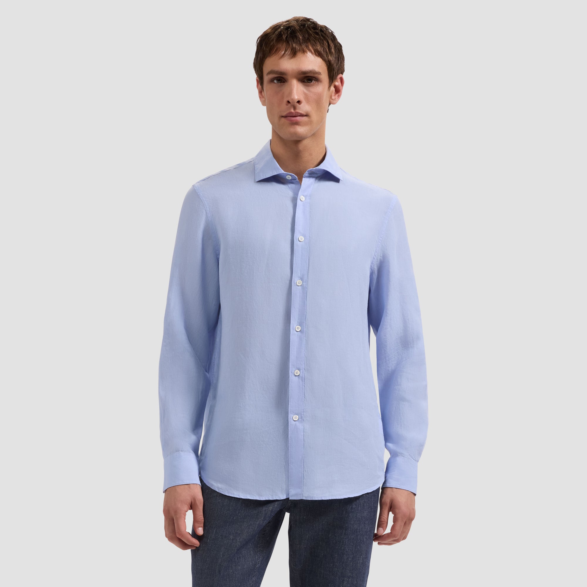 Axel Solid Linen Shirt