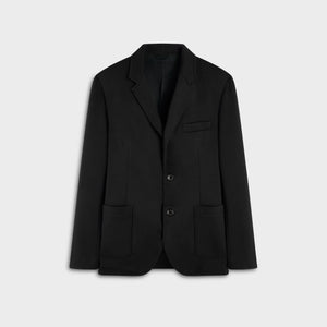 Soft Touch Two-Button Knit Blazer