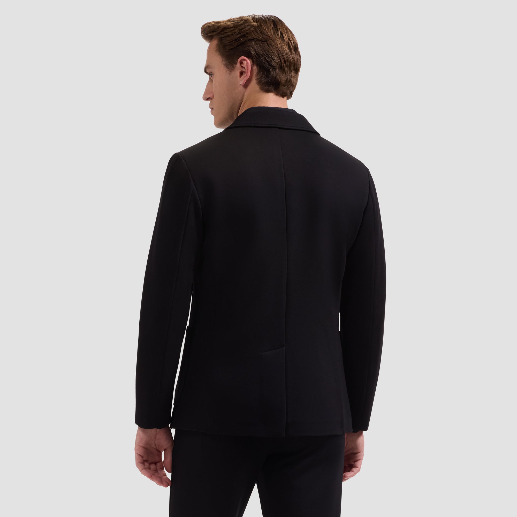 Soft Touch Two-Button Knit Blazer