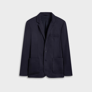 Soft Touch Two-Button Knit Blazer