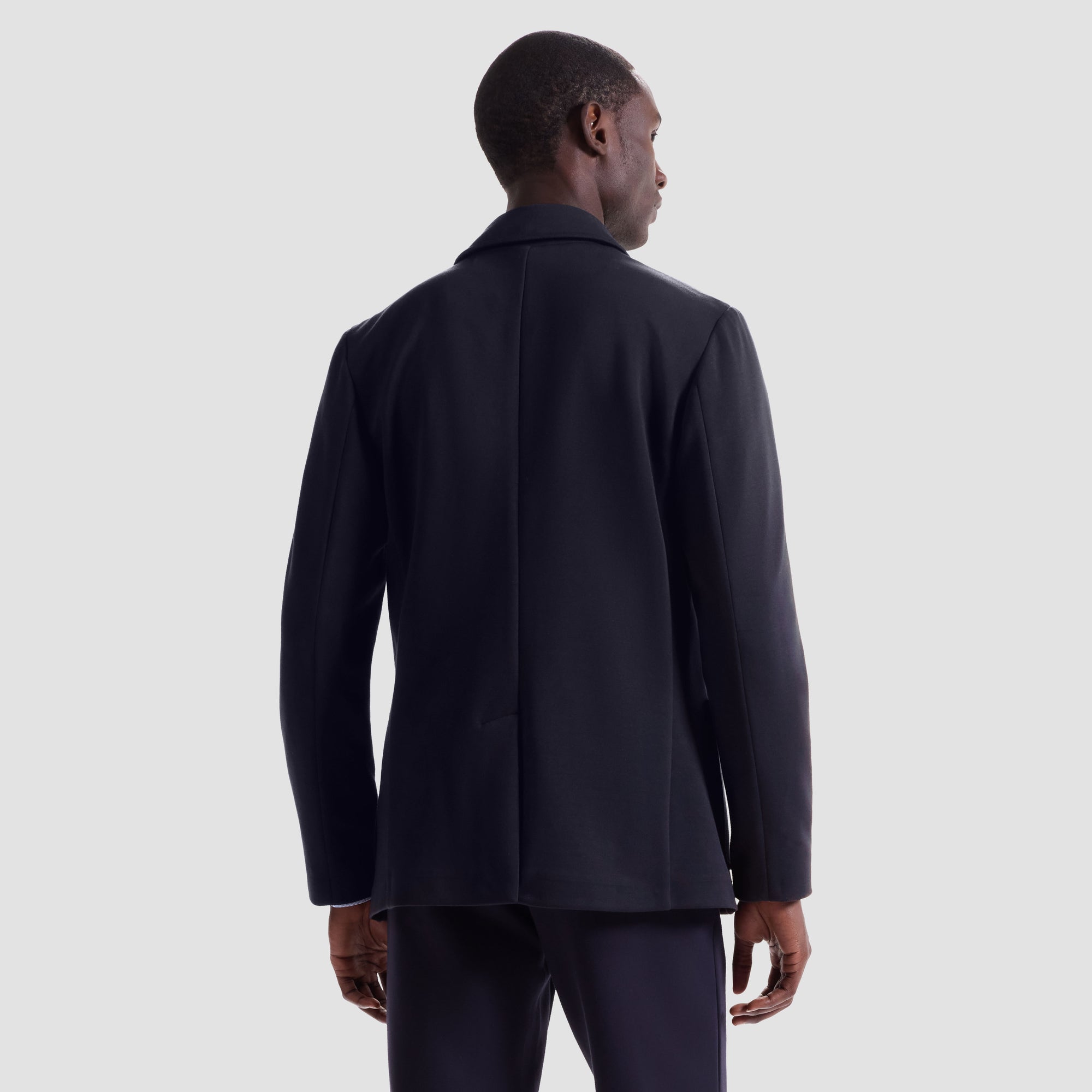 Soft Touch Two-Button Knit Blazer