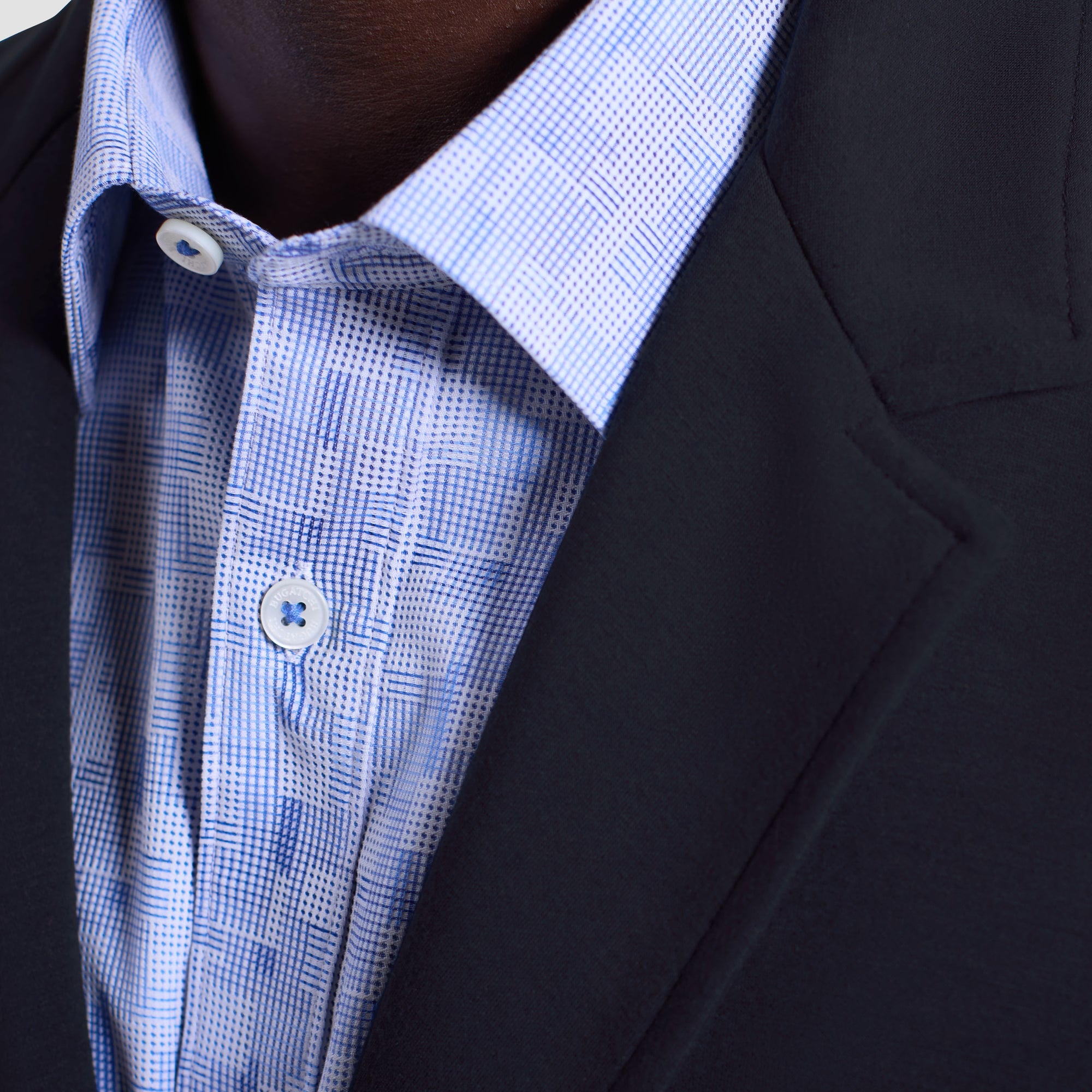 Soft Touch Two-Button Knit Blazer