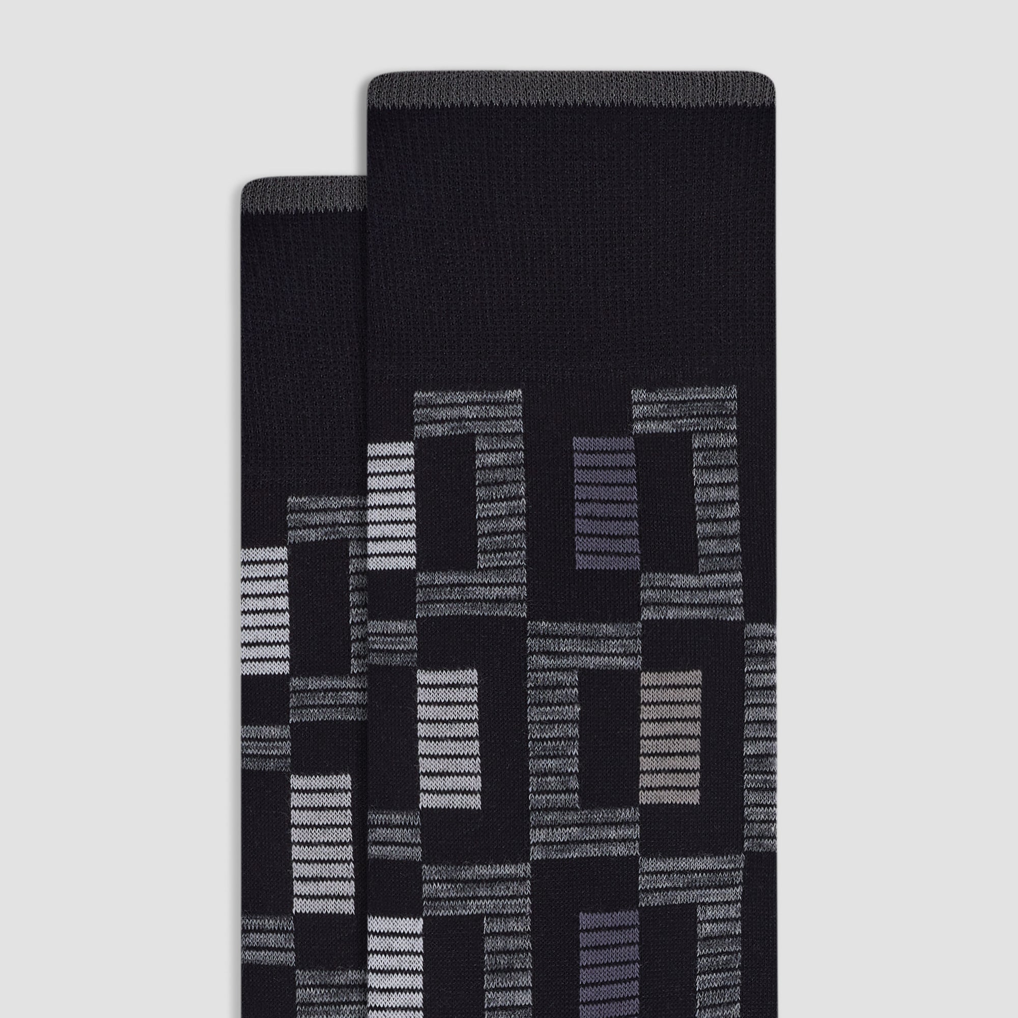Geometric Mid-Calf Socks