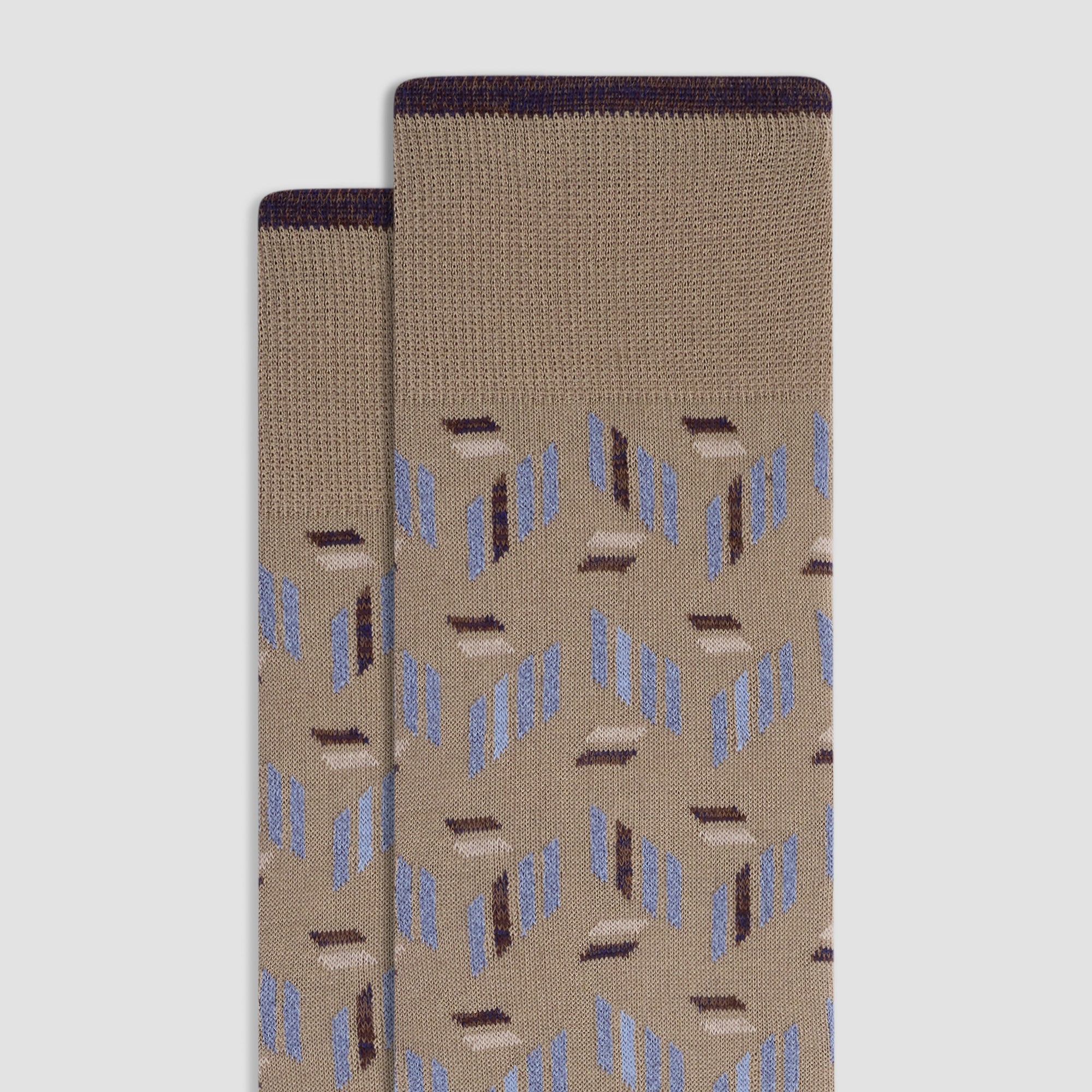 Geometric Mid-Calf Socks