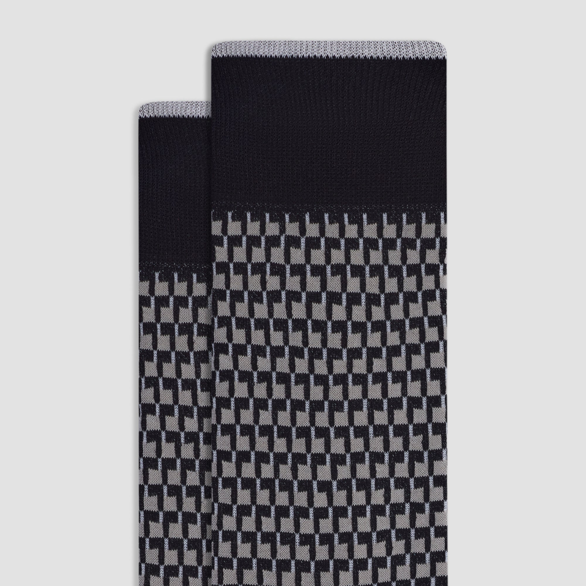 Checkered Mid-Calf Socks