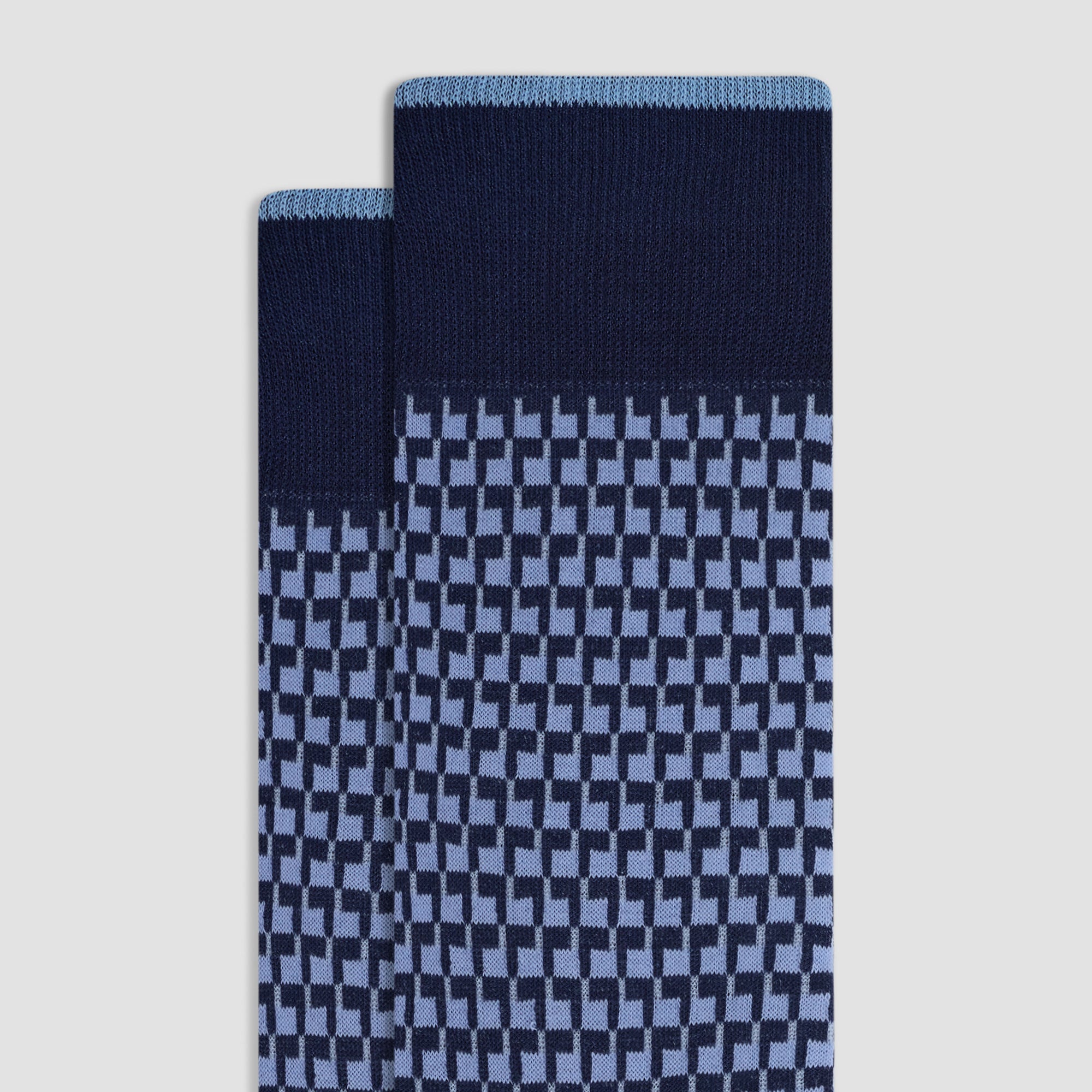 Checkered Mid-Calf Socks