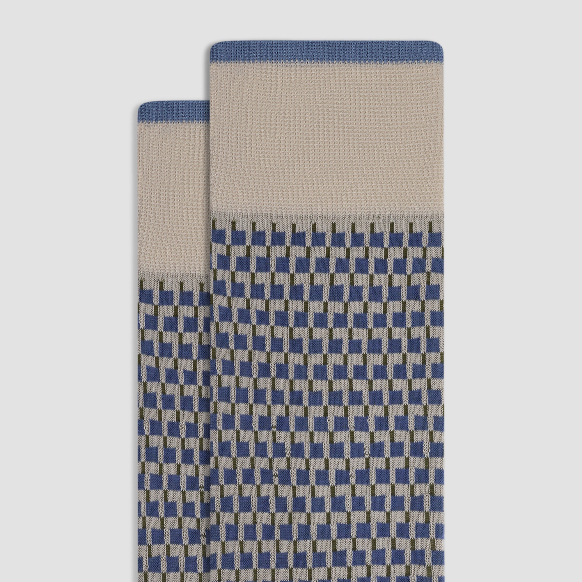 Checkered Mid-Calf Socks