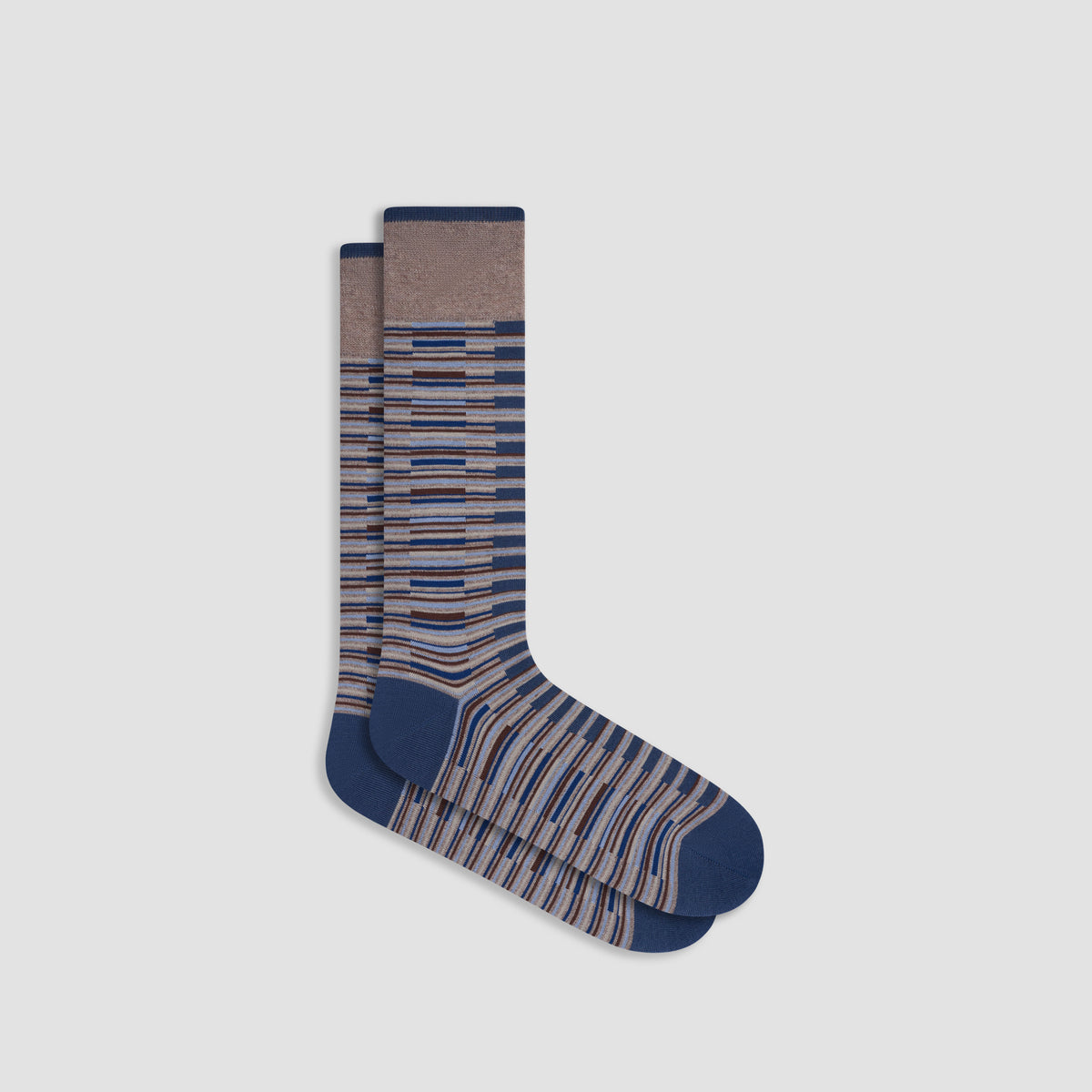 Mixed Stripe Mid-Calf Socks