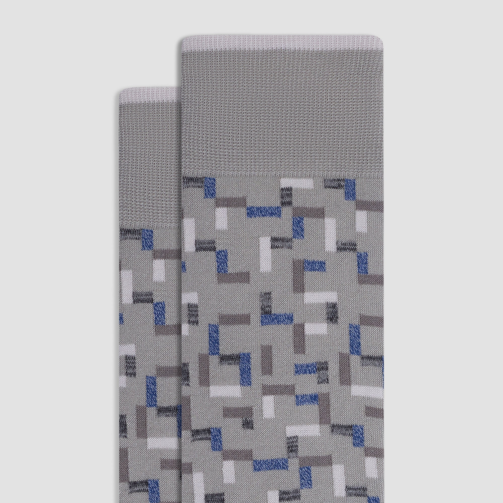 Geometric Mid-Calf Socks