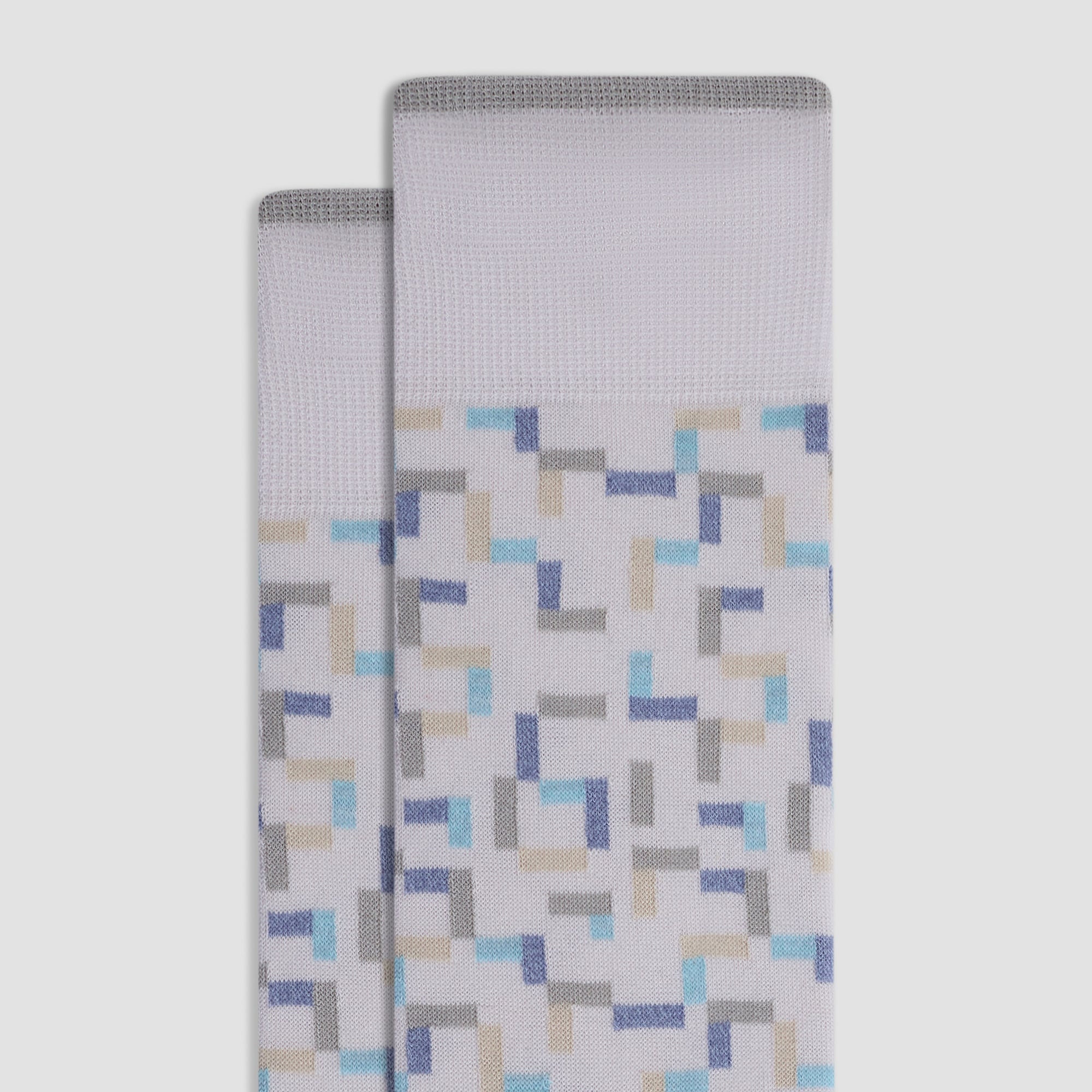 Geometric Mid-Calf Socks