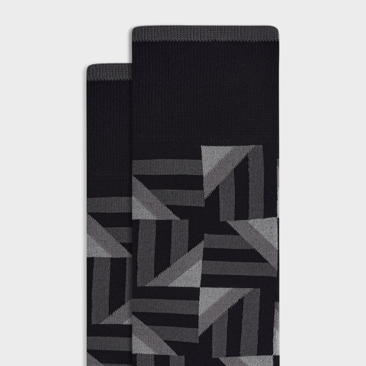 Geometric Mid-Calf Socks