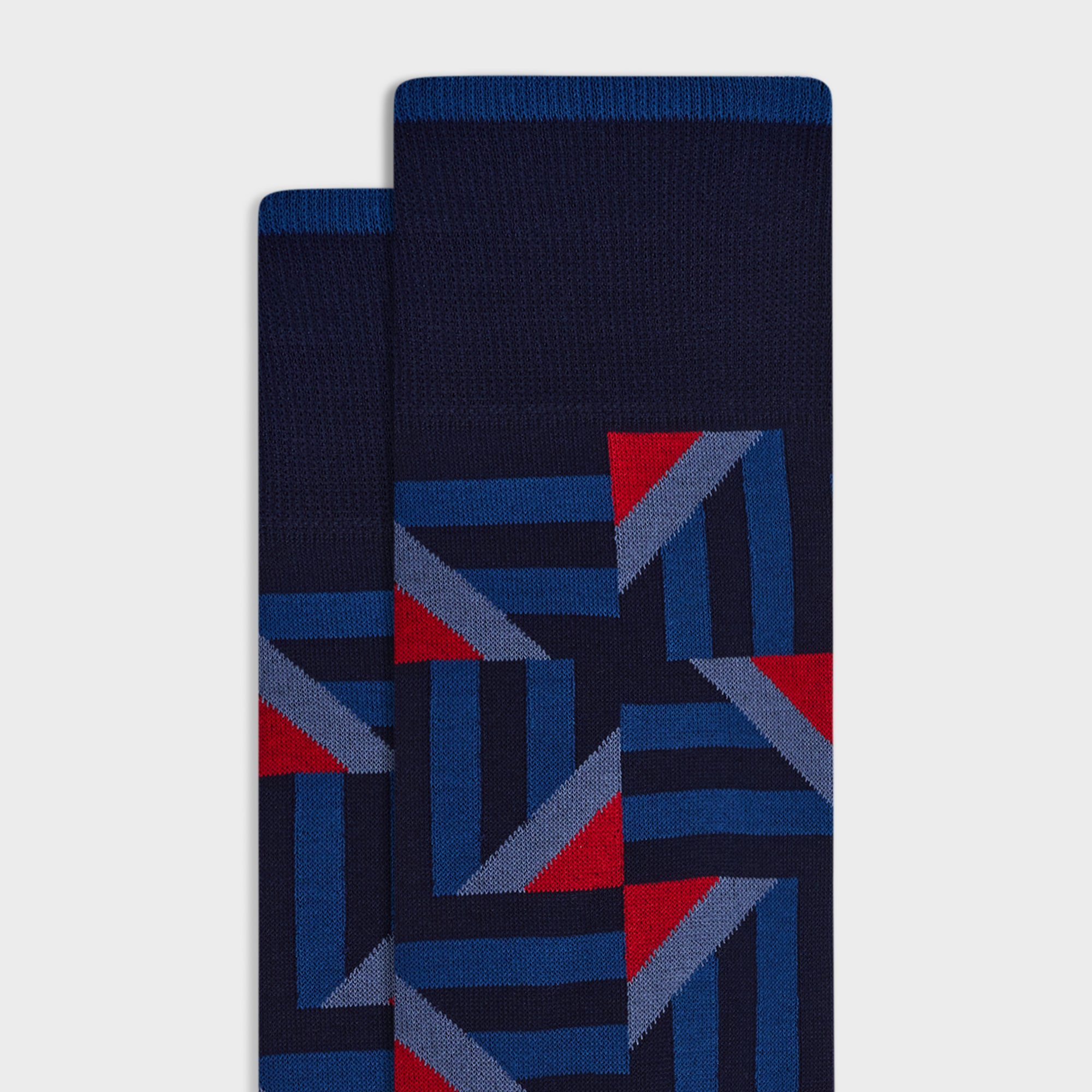 Geometric Mid-Calf Socks